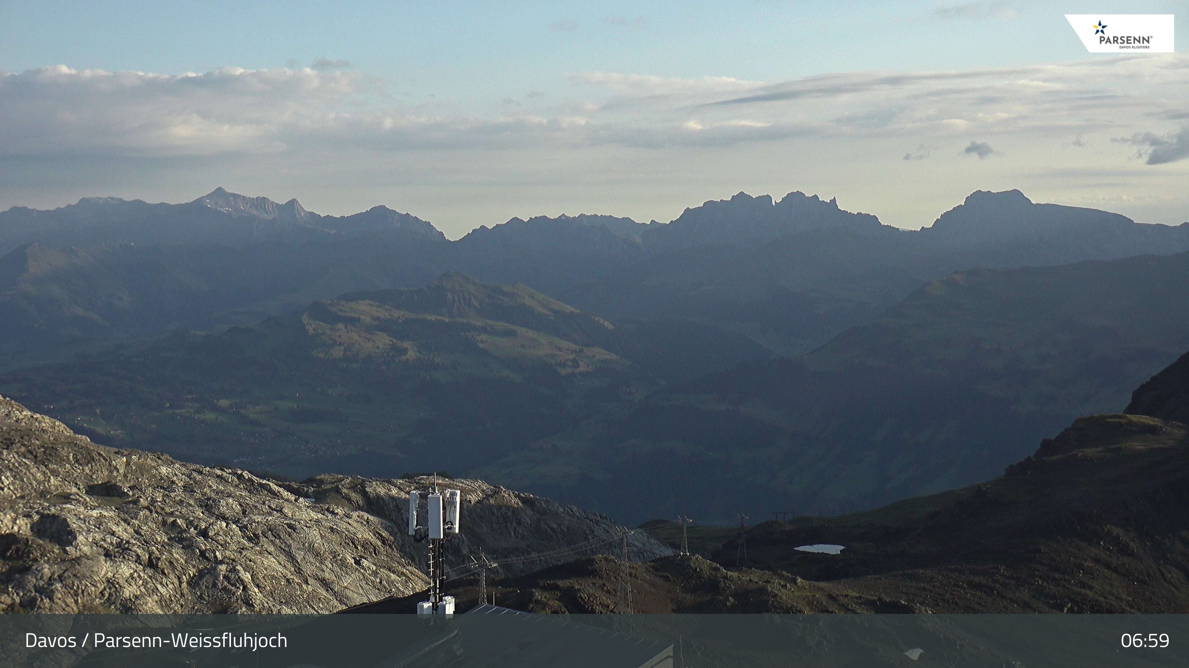 Archived image Webcam Weissfluhjoch, Davos Klosters