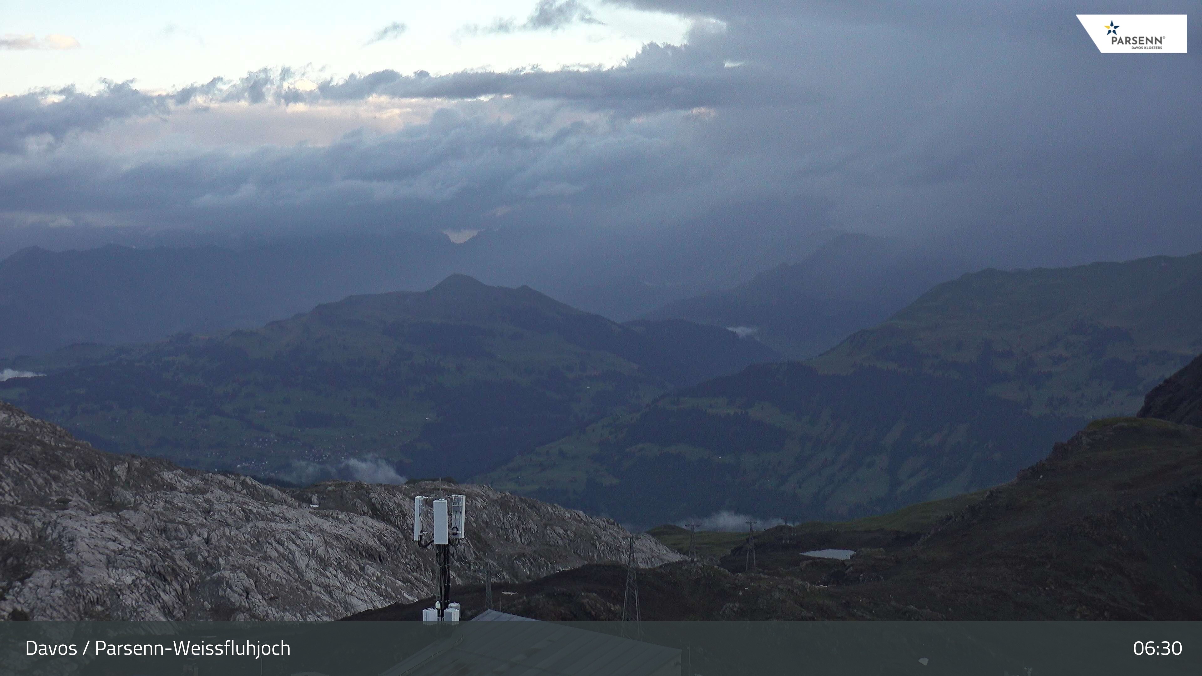 Archiv Foto Webcam Weissfluhjoch - Schifer