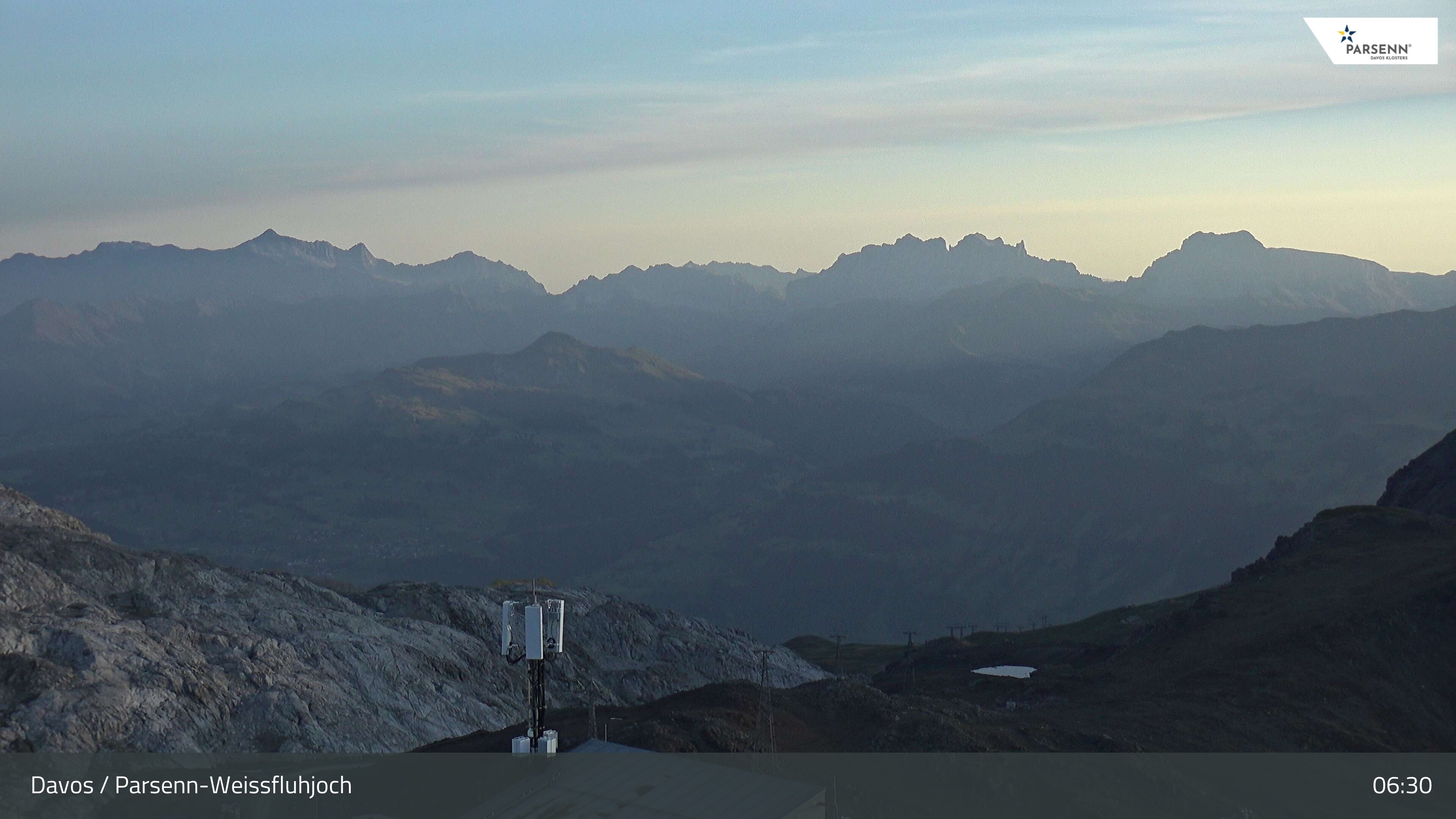 Archiv Foto Webcam Weissfluhjoch - Schifer
