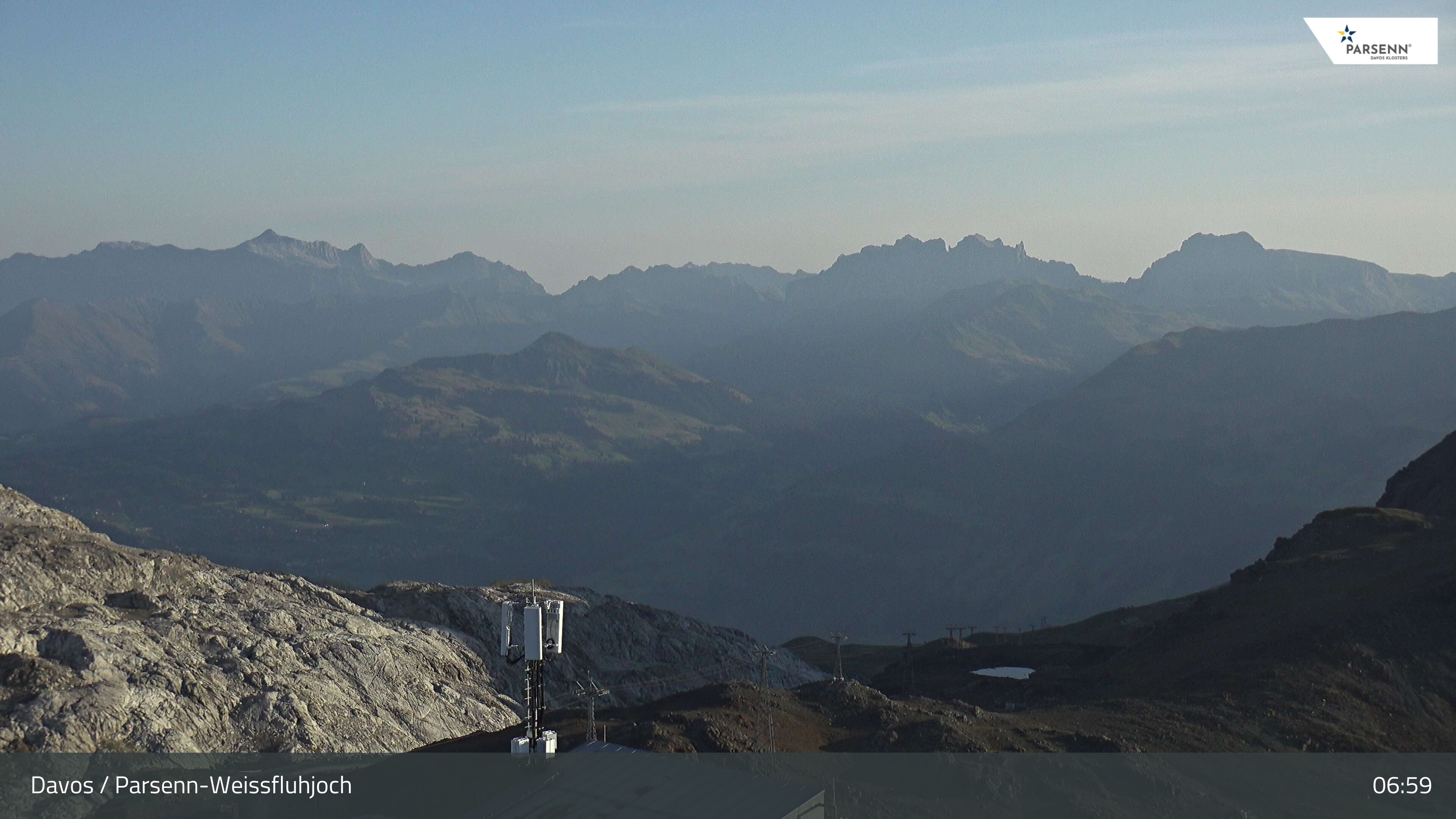 Archiv Foto Webcam Weissfluhjoch - Schifer