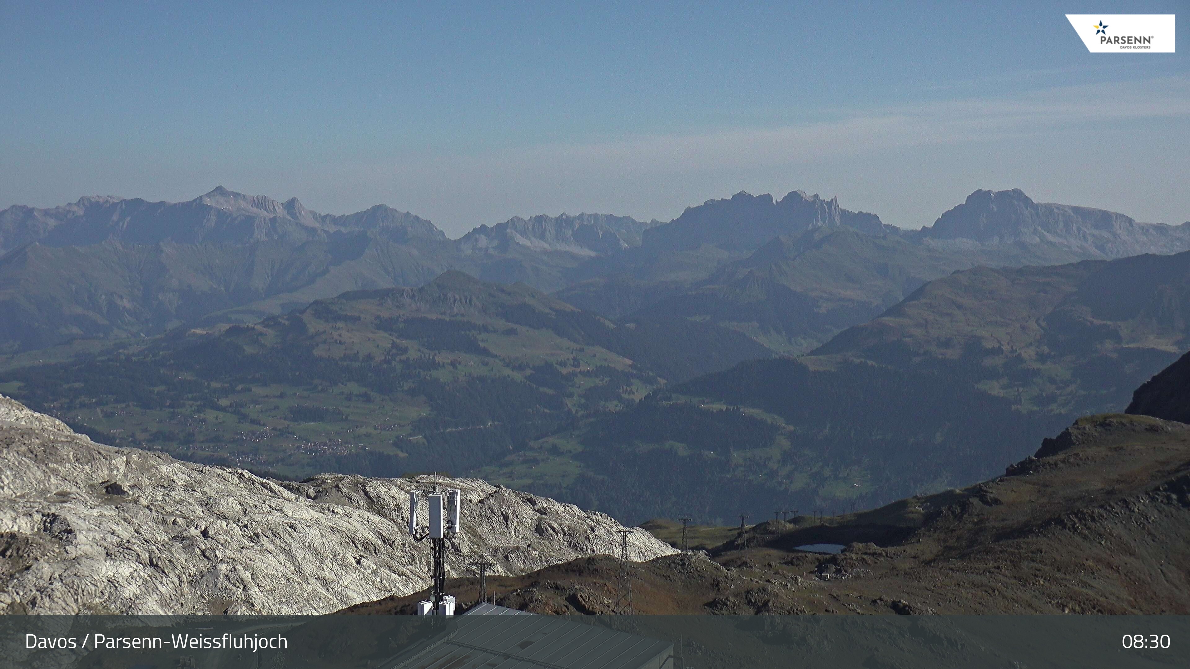 Archiv Foto Webcam Weissfluhjoch - Schifer