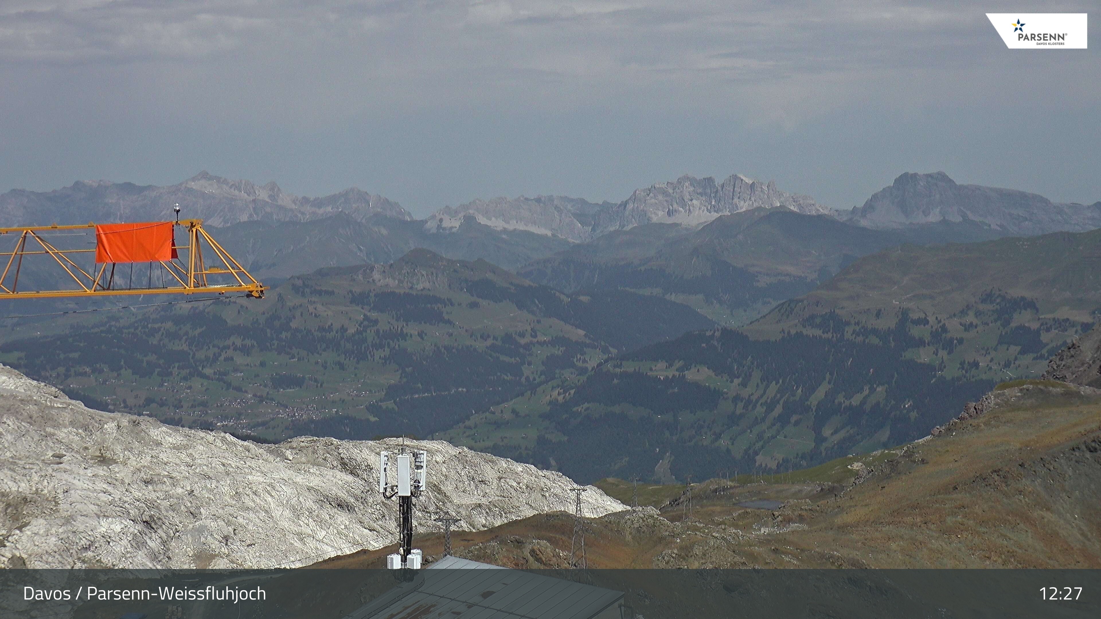 Archiv Foto Webcam Weissfluhjoch - Schifer