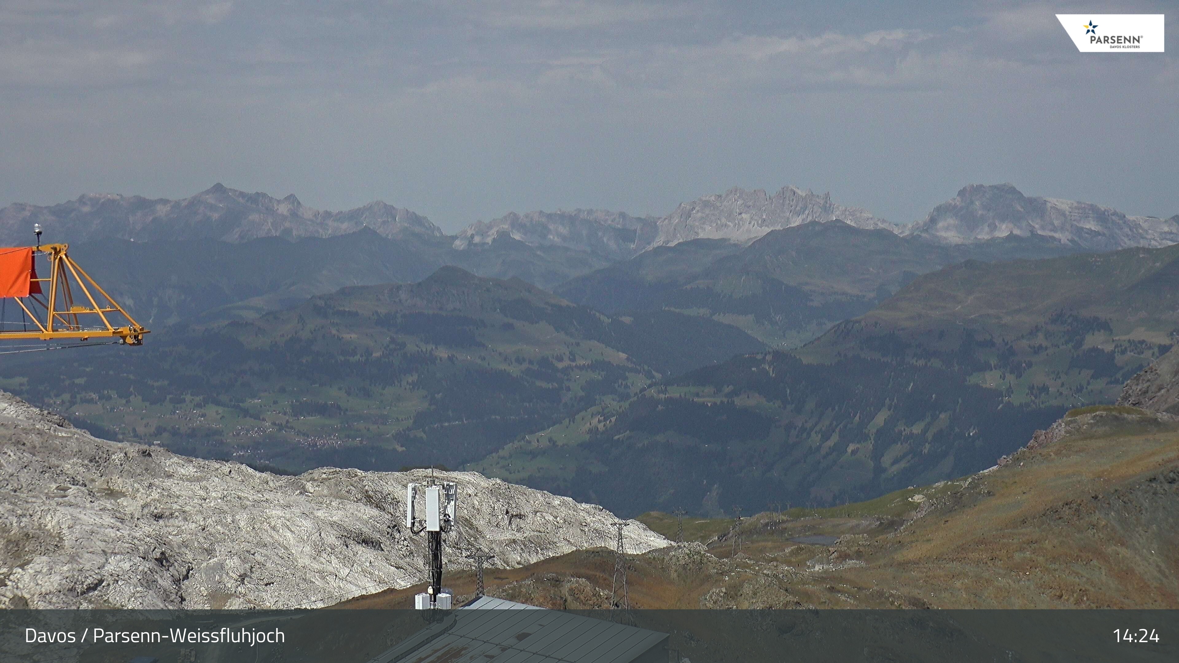 Archiv Foto Webcam Weissfluhjoch - Schifer