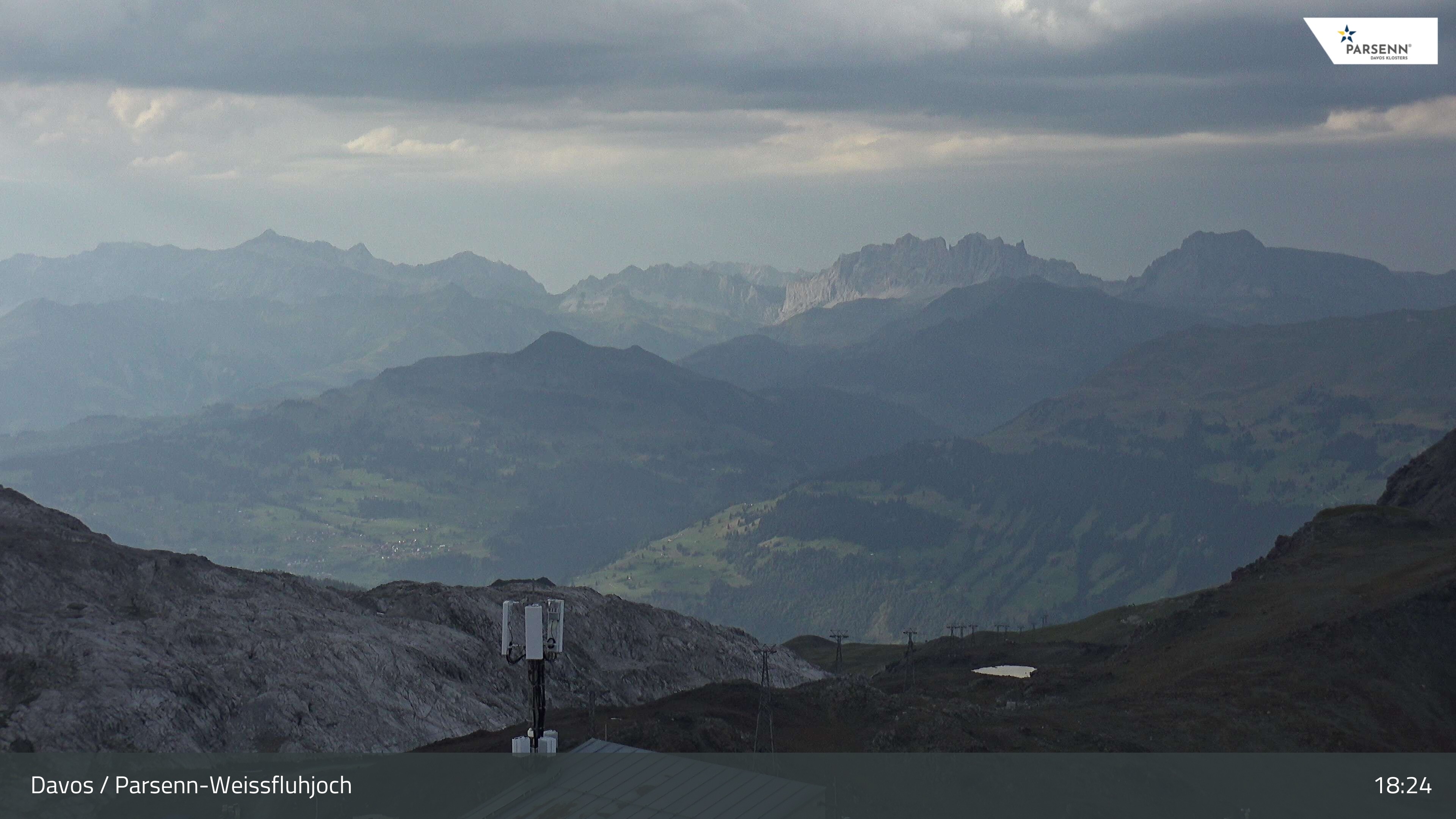 Archiv Foto Webcam Weissfluhjoch - Schifer