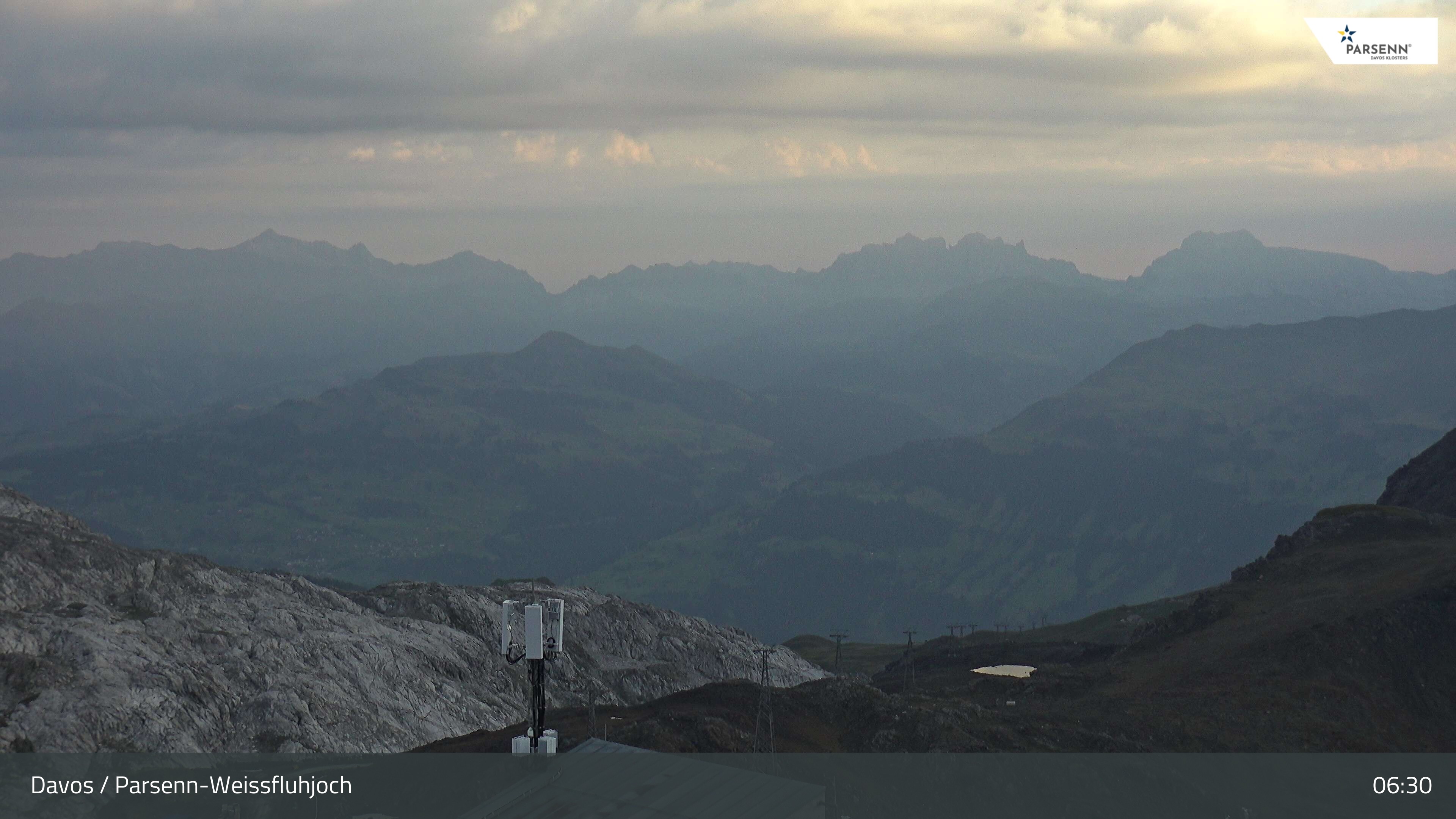 Archiv Foto Webcam Weissfluhjoch - Schifer