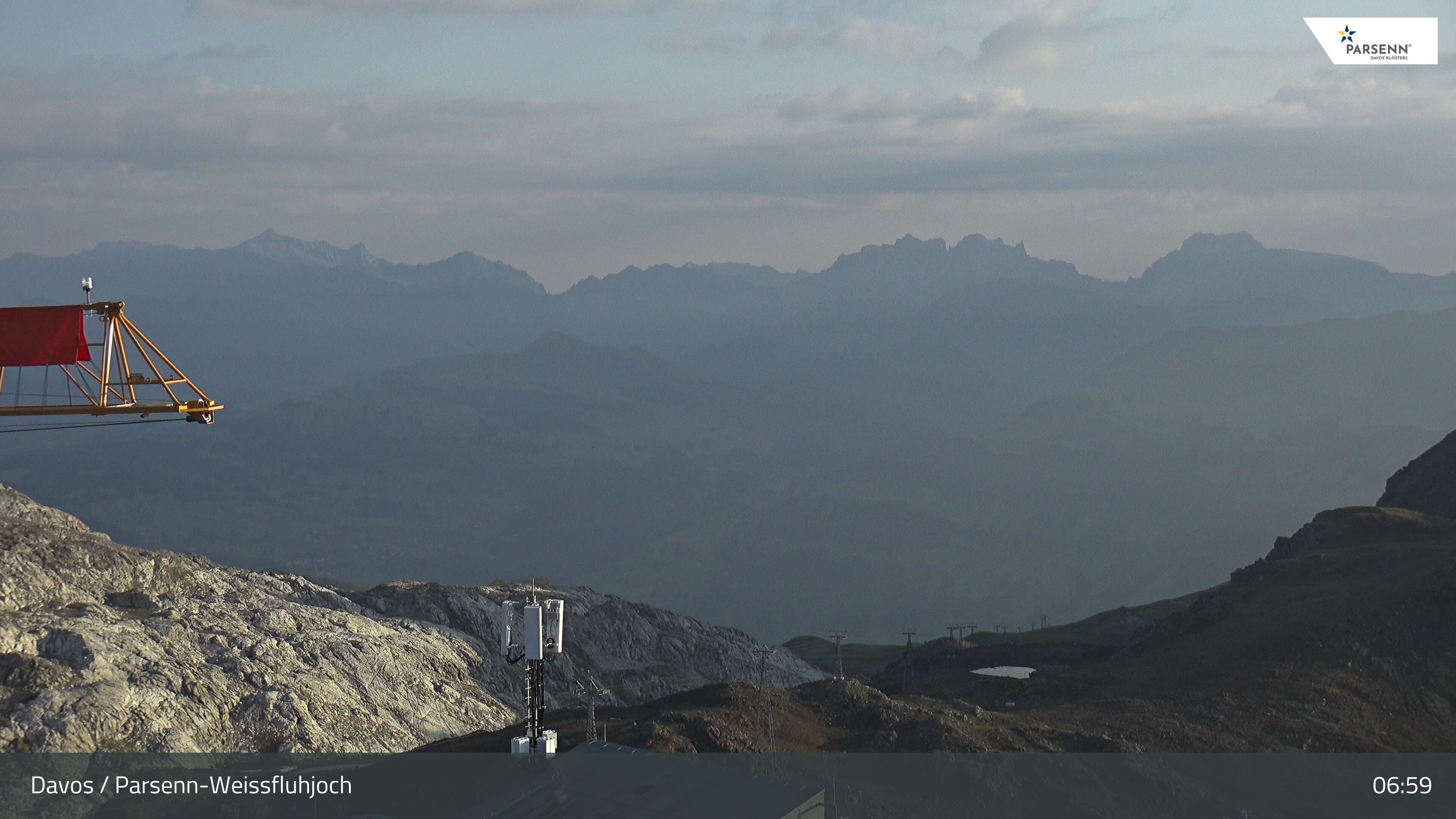Archiv Foto Webcam Weissfluhjoch - Schifer