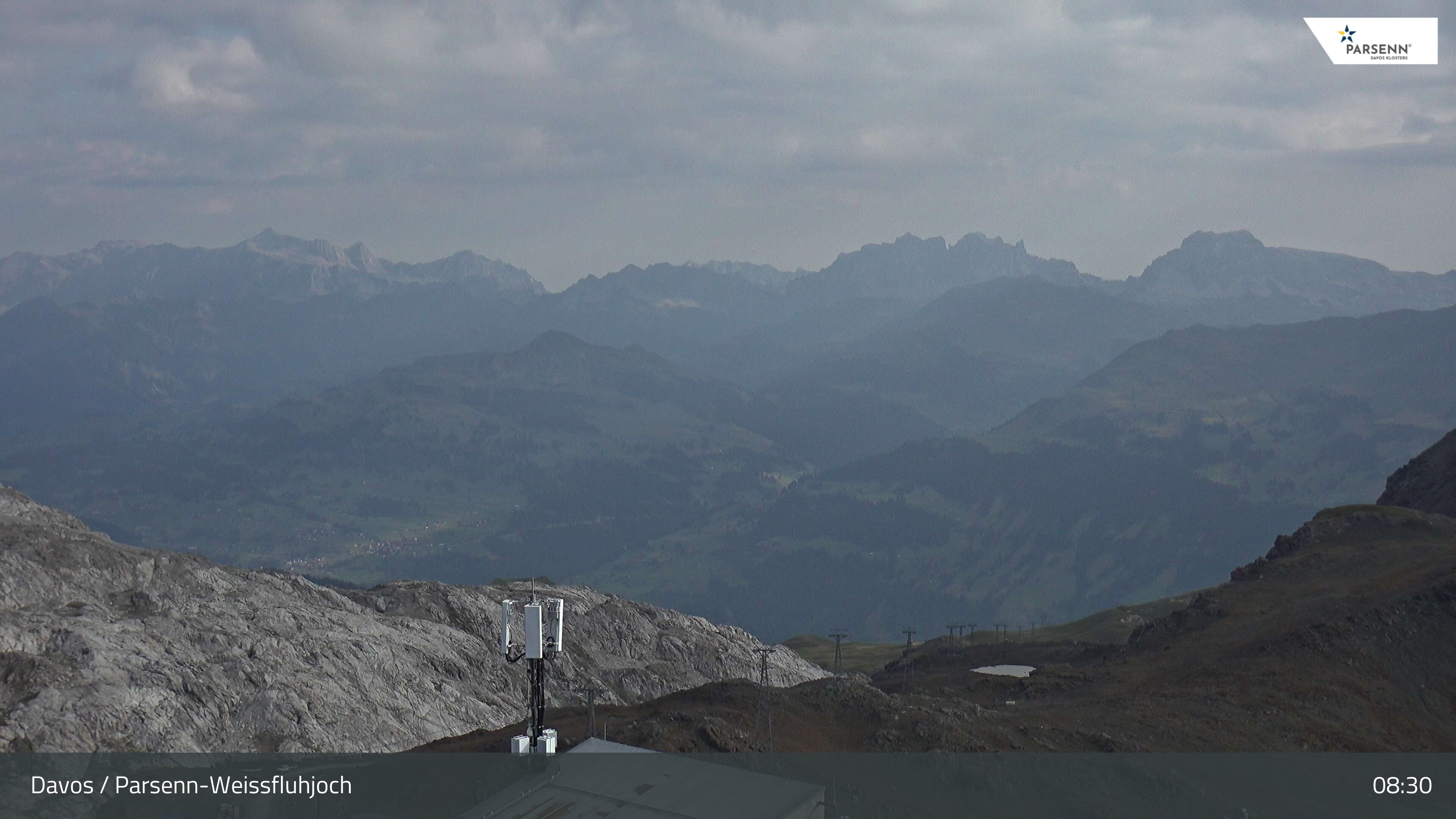 Archiv Foto Webcam Weissfluhjoch - Schifer