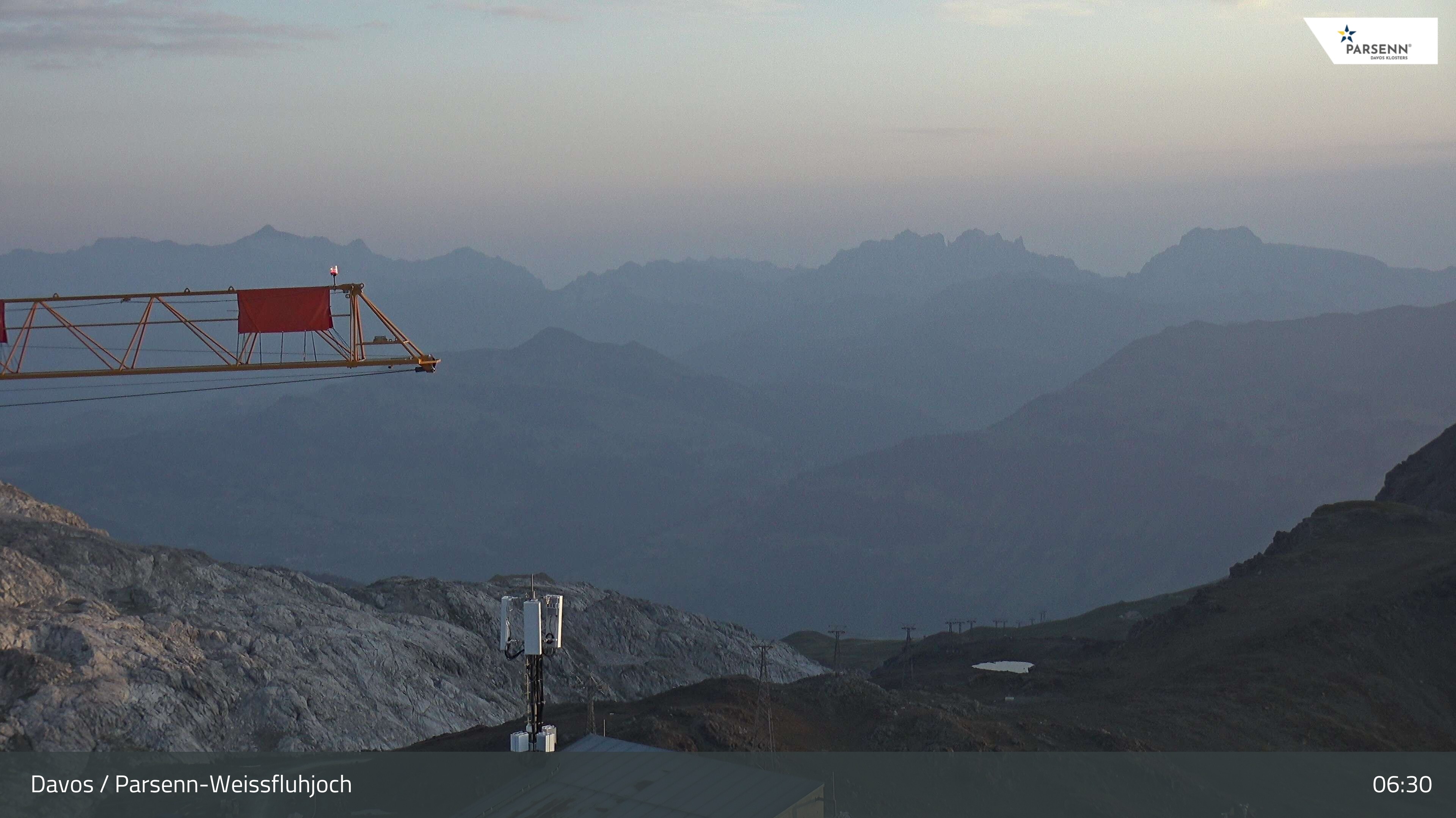 Archiv Foto Webcam Weissfluhjoch - Schifer