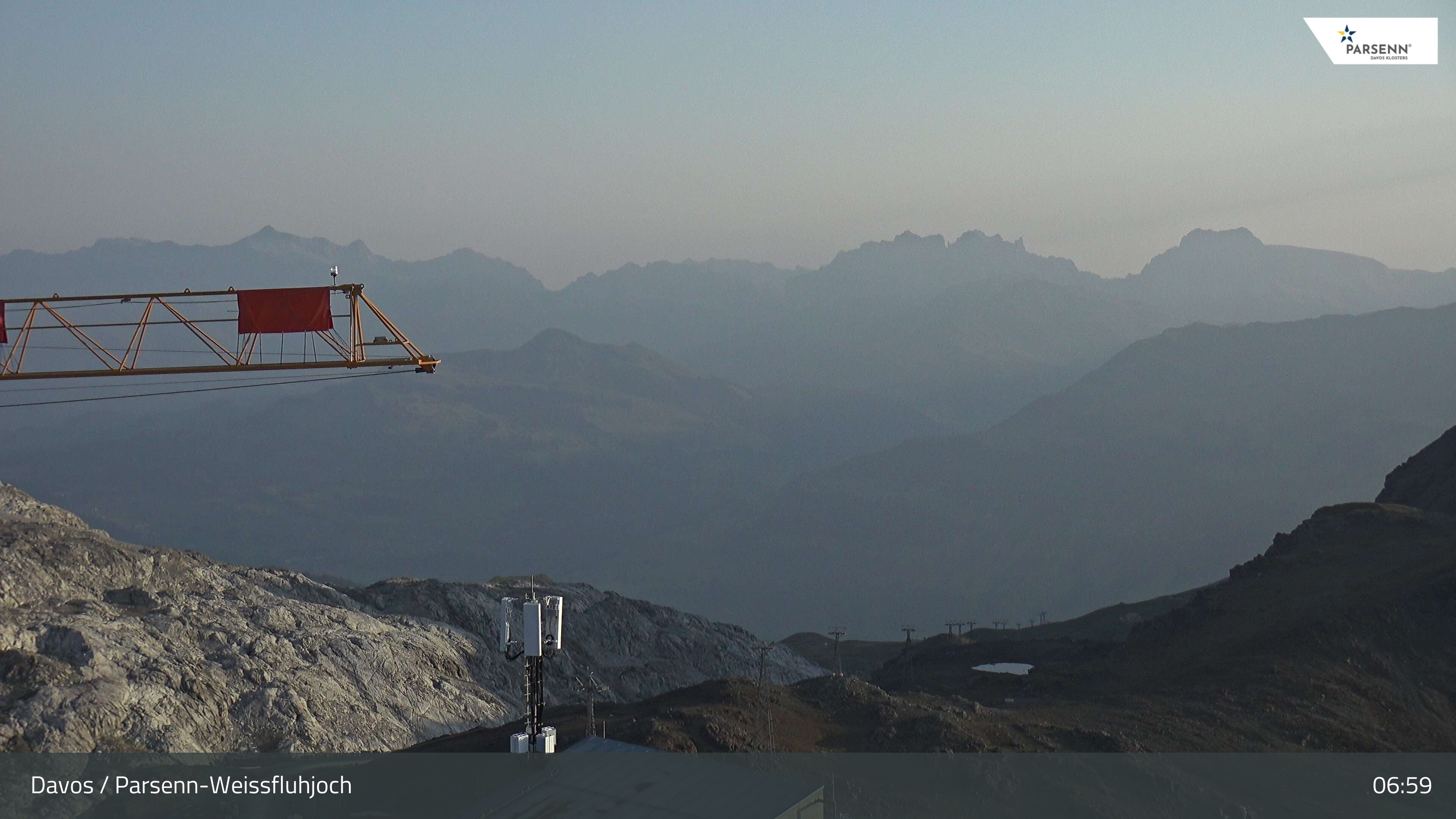 Archiv Foto Webcam Weissfluhjoch - Schifer