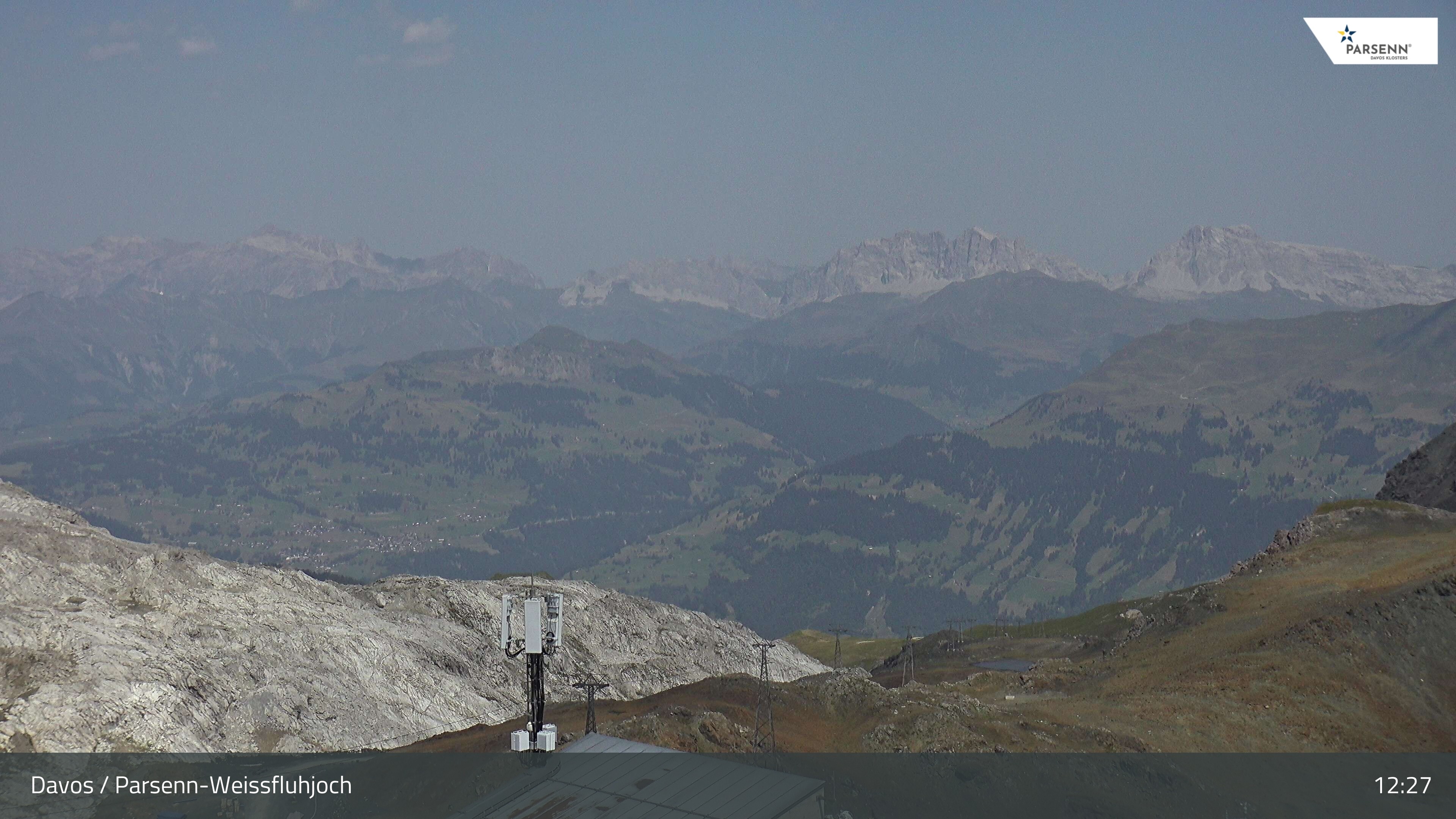 Archived image Webcam Weissfluhjoch, Davos Klosters