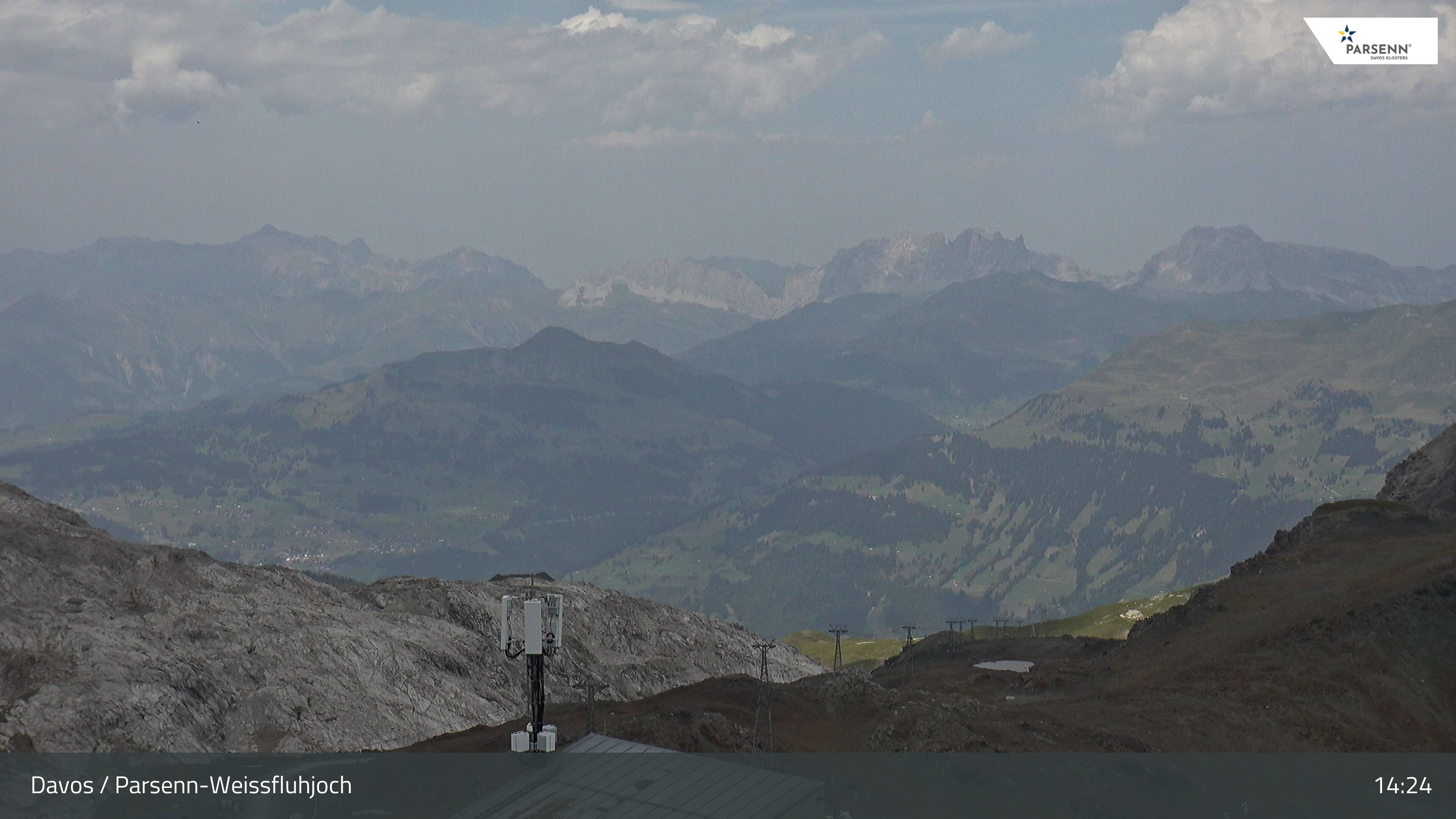 Archived image Webcam Weissfluhjoch, Davos Klosters