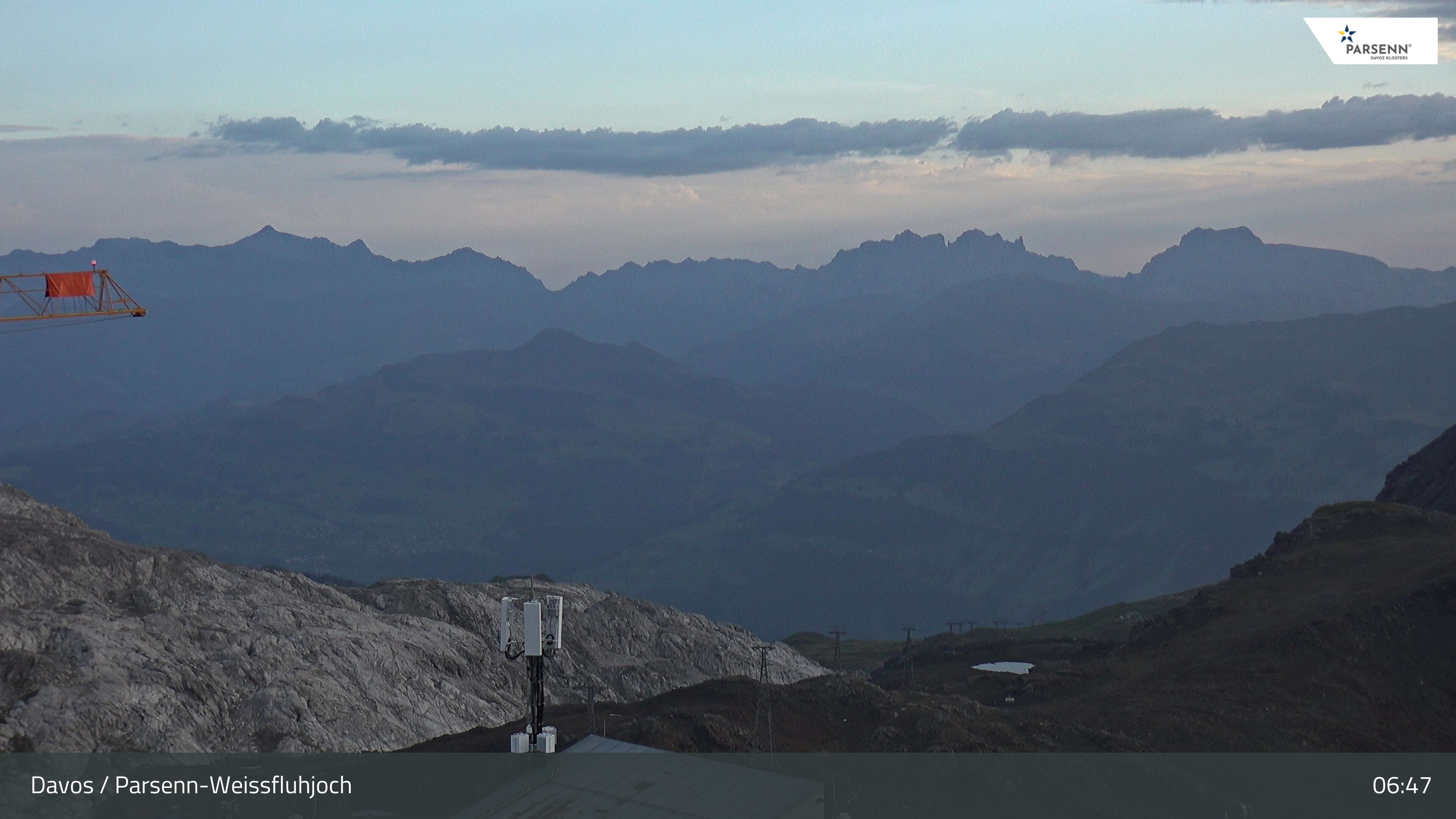 Archiv Foto Webcam Weissfluhjoch - Schifer