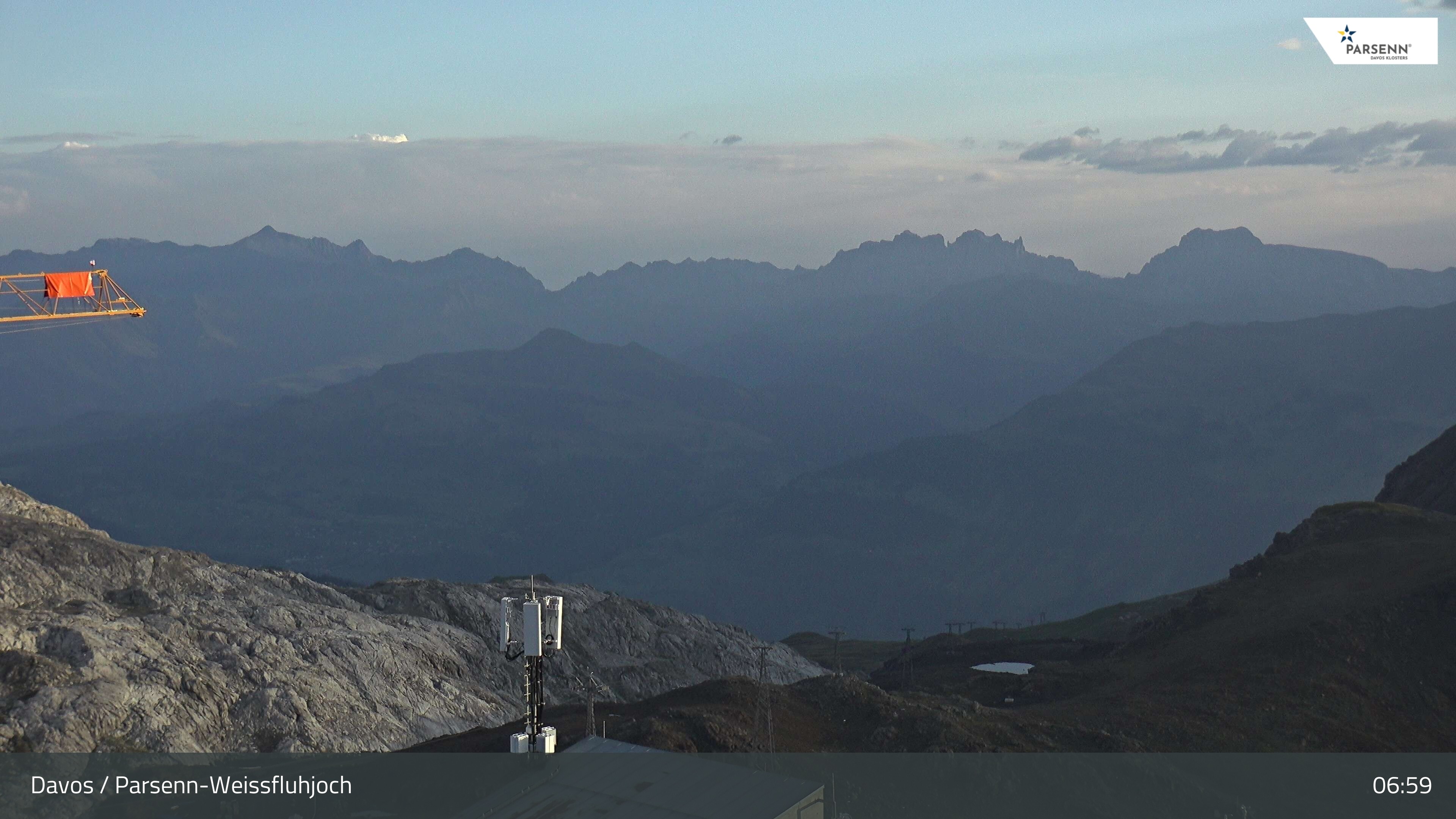 Archiv Foto Webcam Weissfluhjoch - Schifer