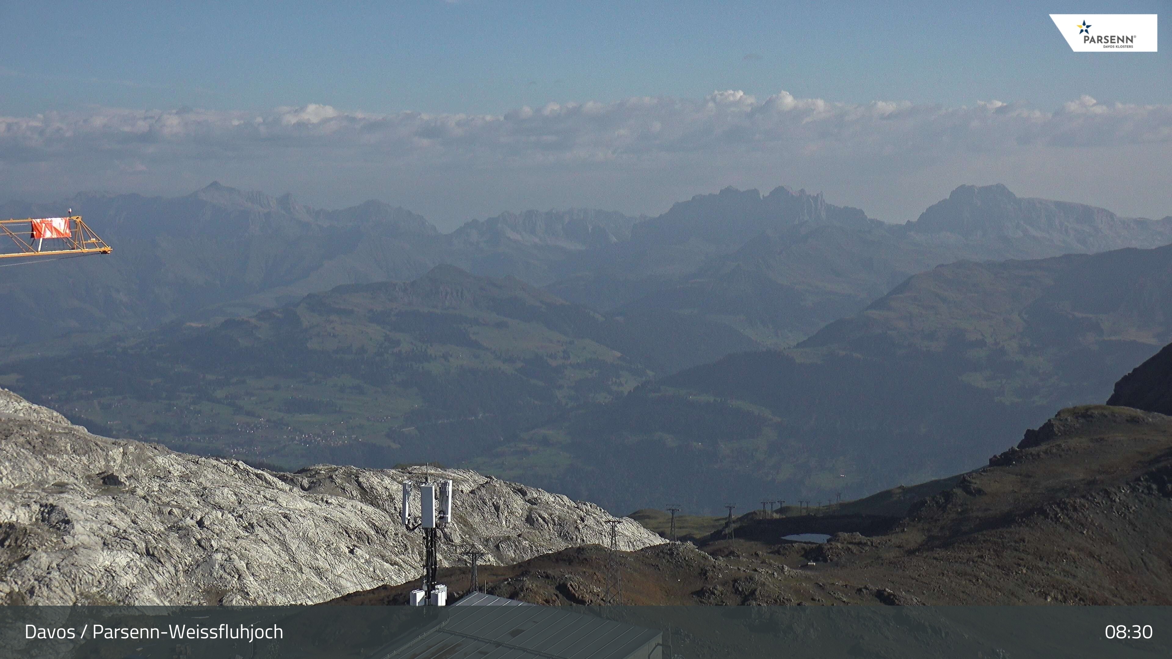 Archiv Foto Webcam Weissfluhjoch - Schifer