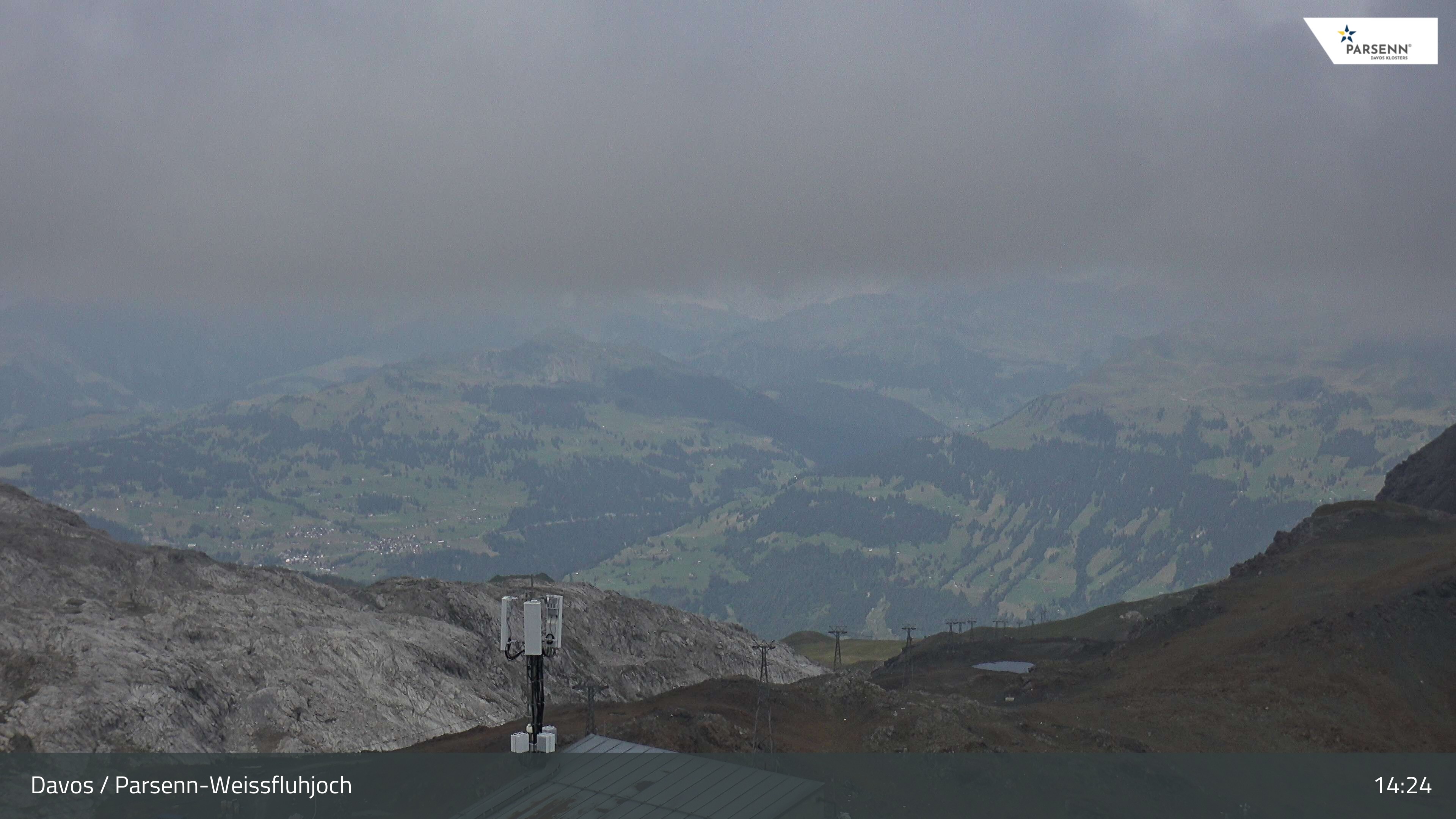 Archiv Foto Webcam Weissfluhjoch - Schifer