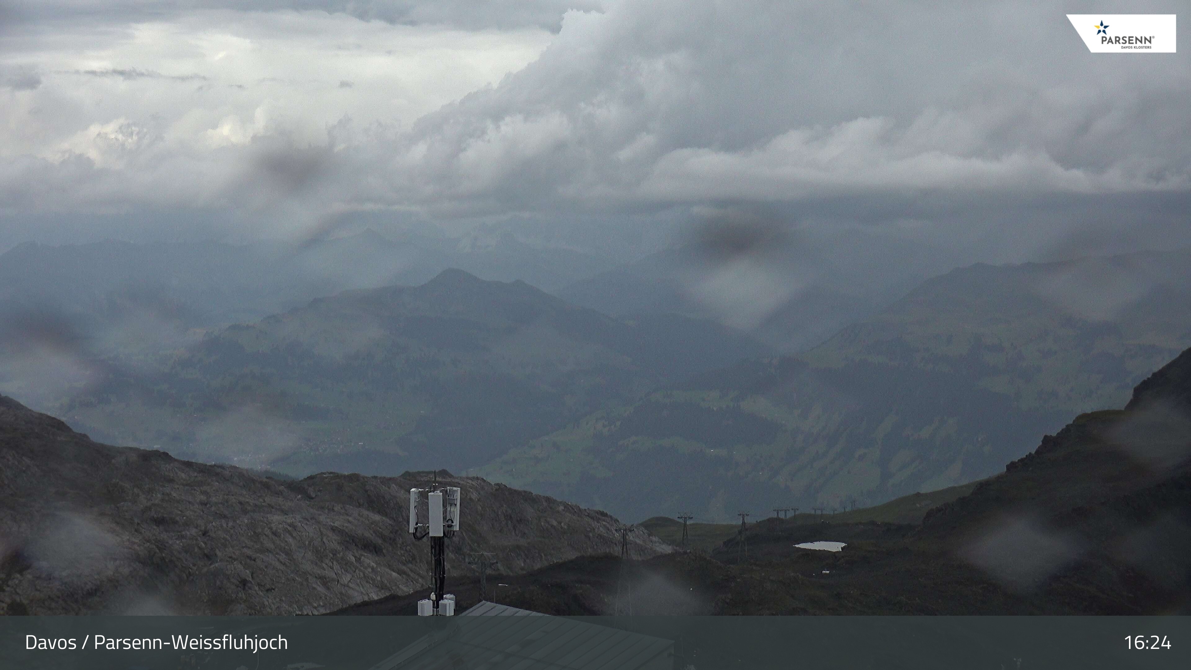 Archiv Foto Webcam Weissfluhjoch - Schifer
