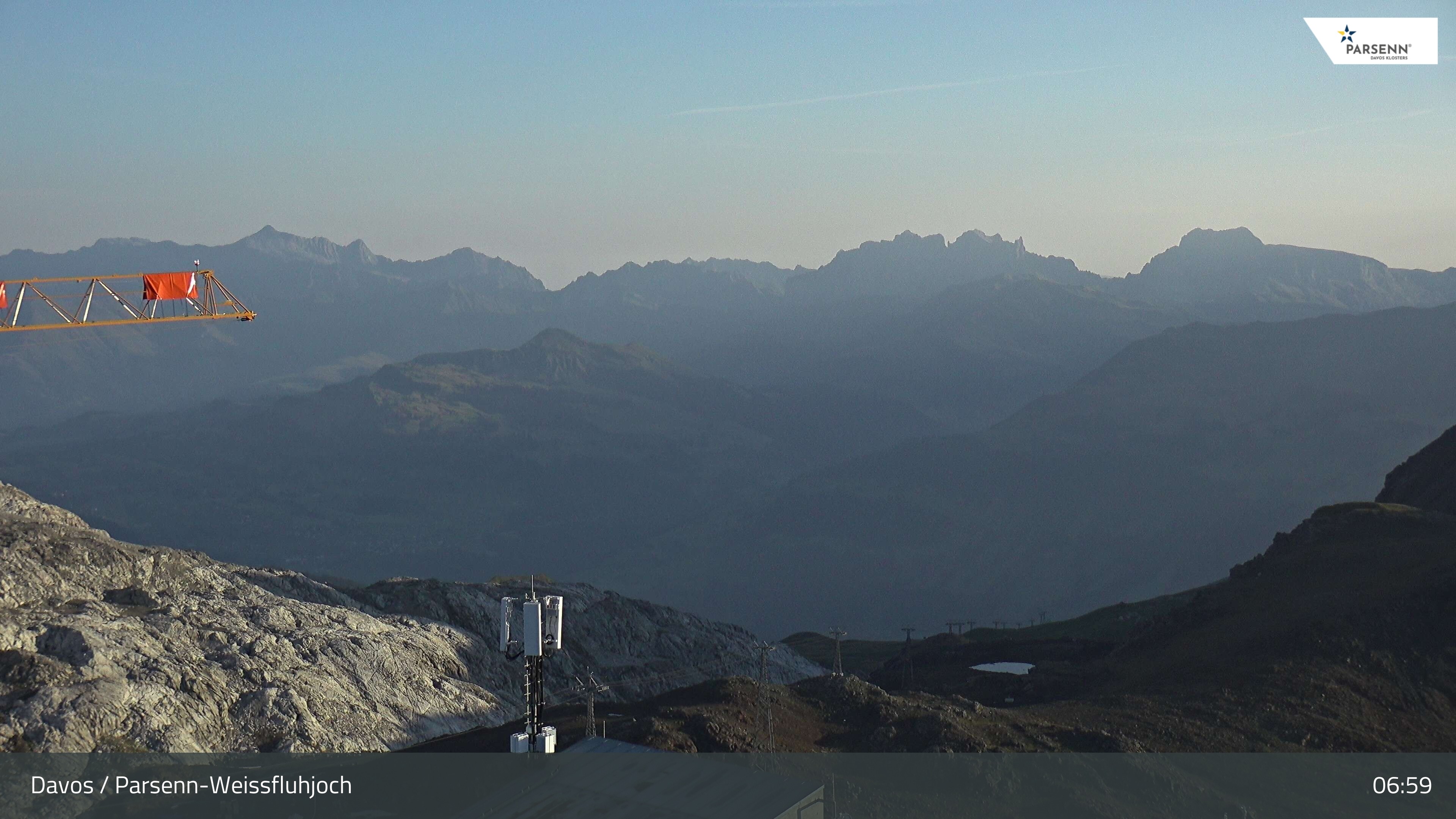 Archiv Foto Webcam Weissfluhjoch - Schifer