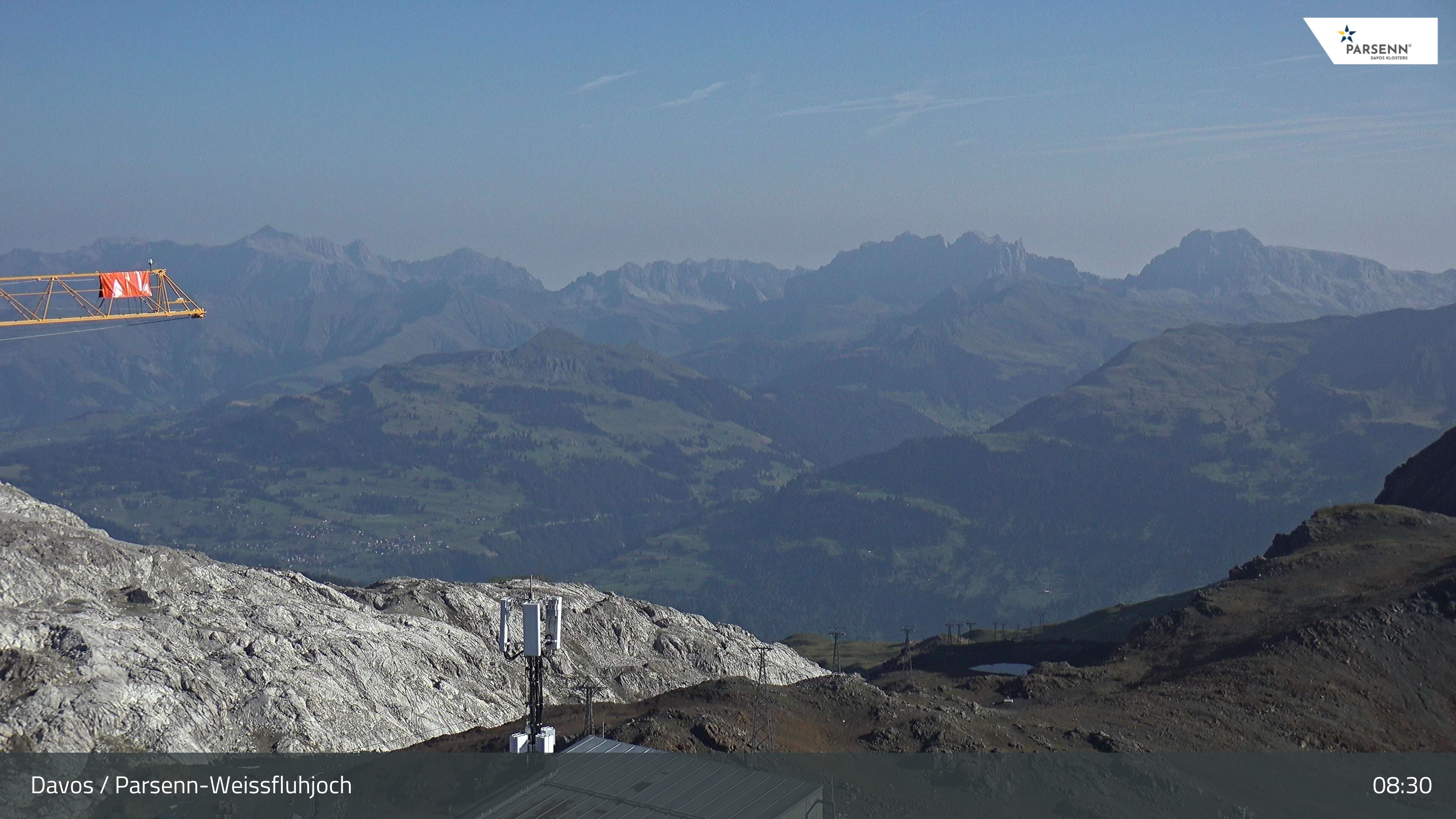 Archiv Foto Webcam Weissfluhjoch - Schifer