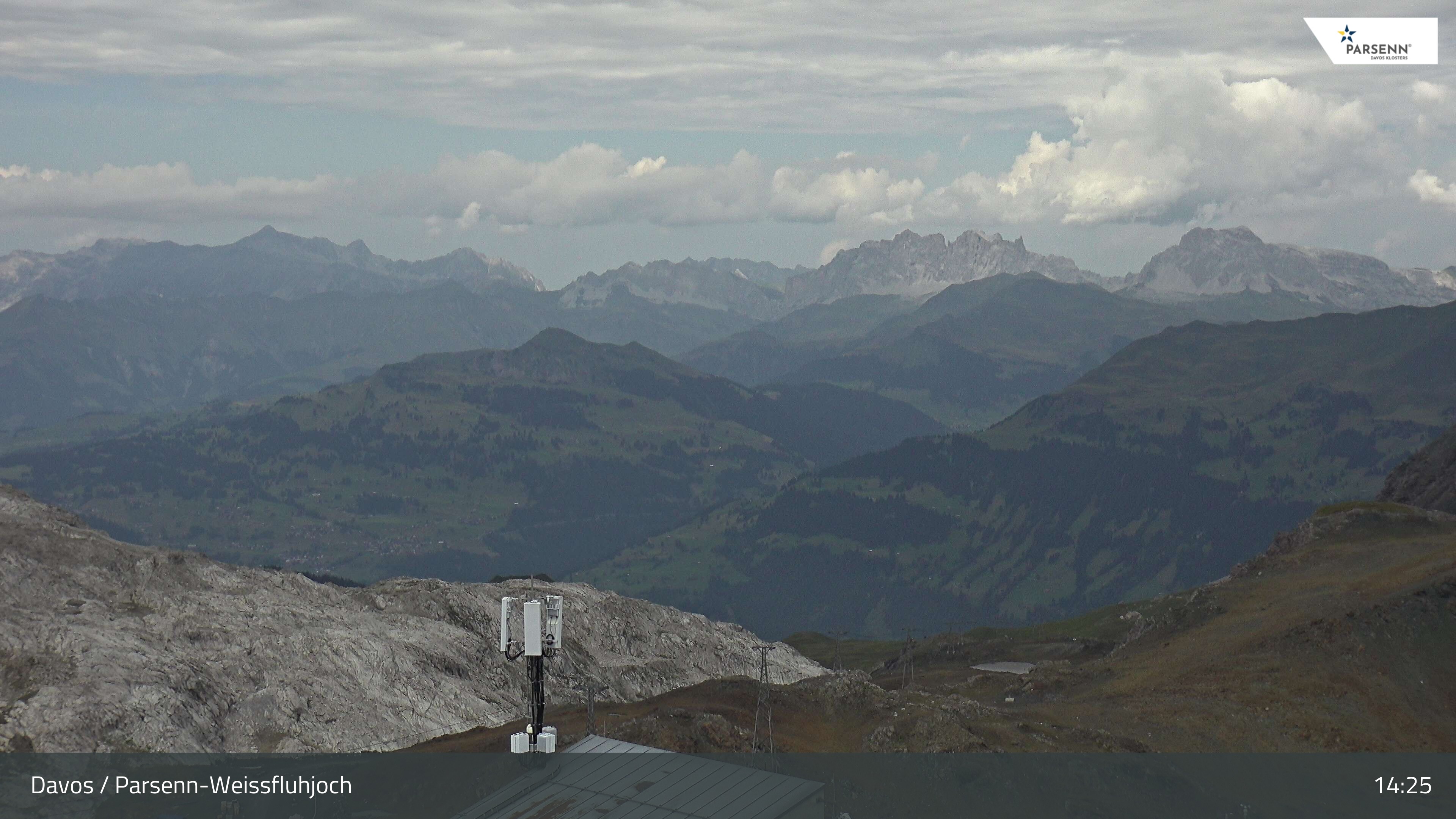 Archiv Foto Webcam Weissfluhjoch - Schifer