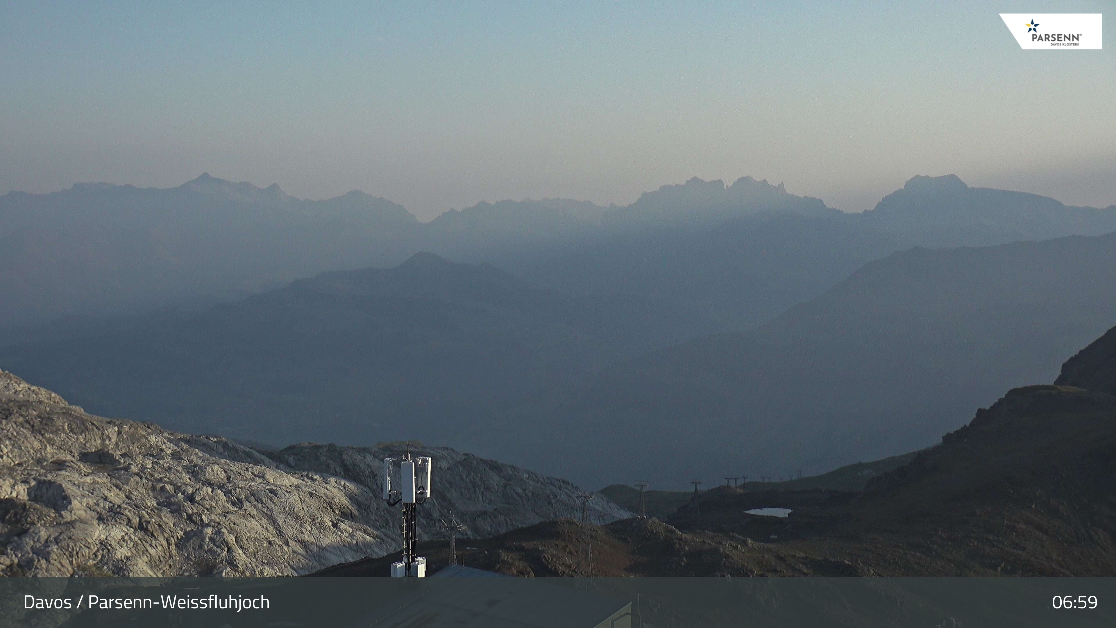 Archiv Foto Webcam Weissfluhjoch - Schifer