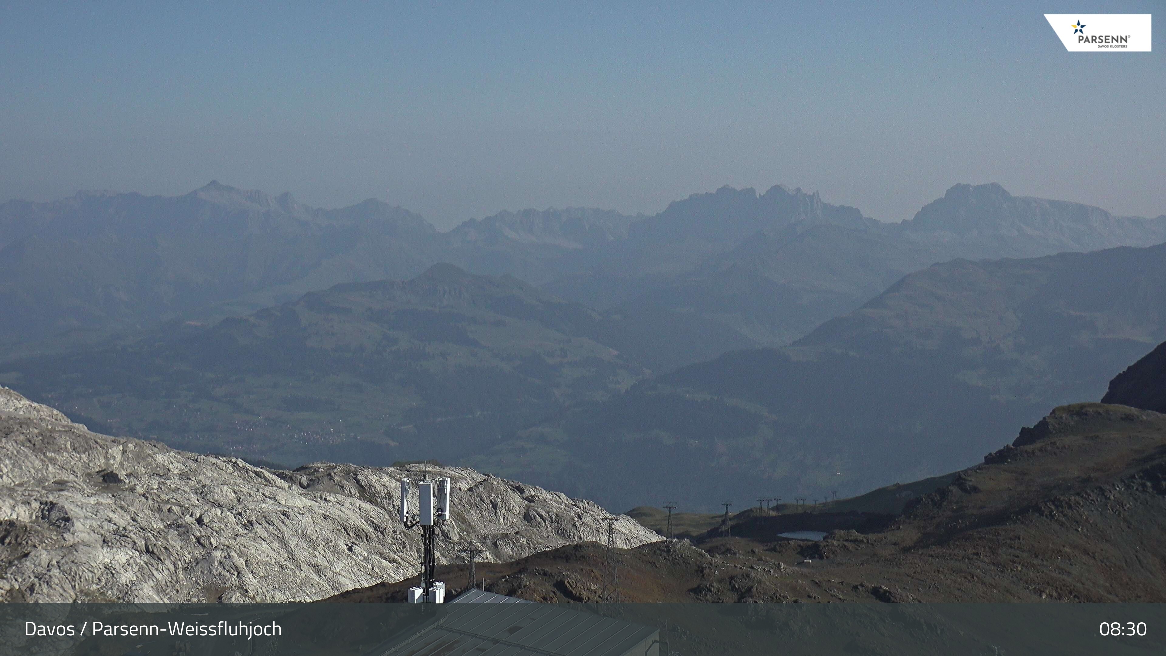 Archiv Foto Webcam Weissfluhjoch - Schifer