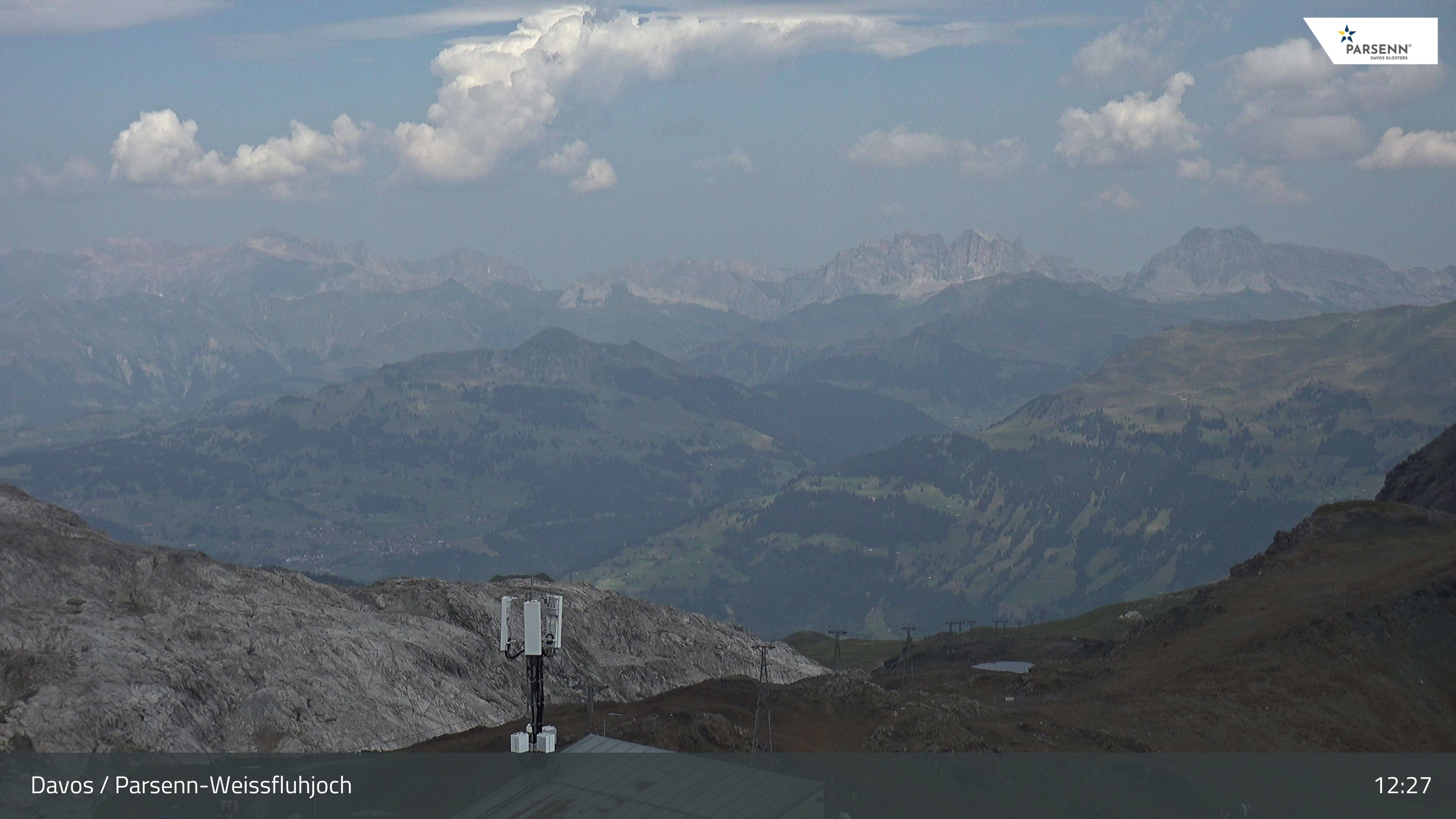 Archiv Foto Webcam Weissfluhjoch - Schifer