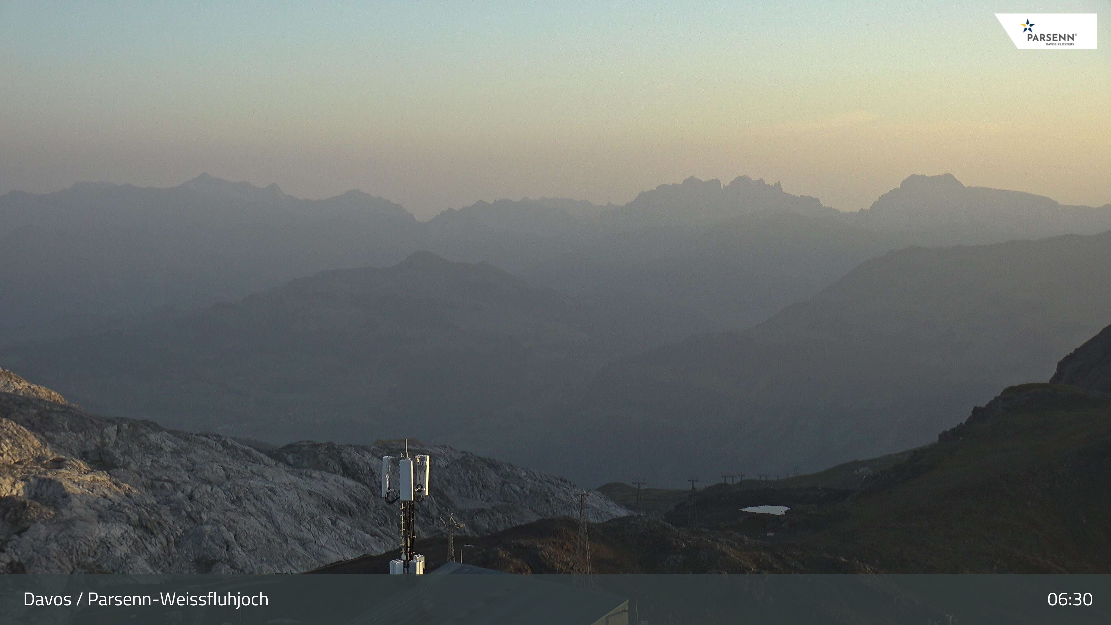 Archiv Foto Webcam Weissfluhjoch - Schifer