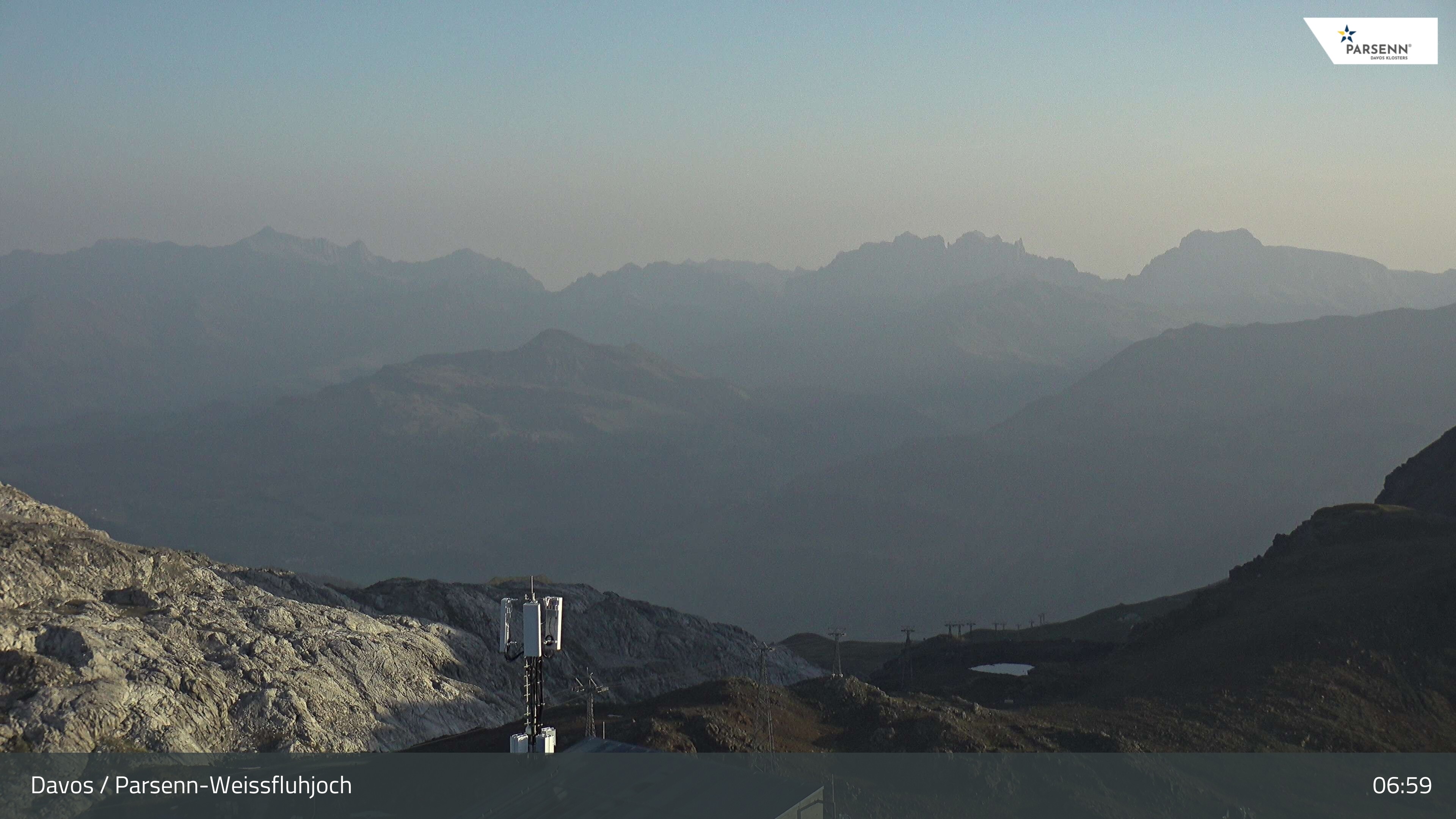Archiv Foto Webcam Weissfluhjoch - Schifer