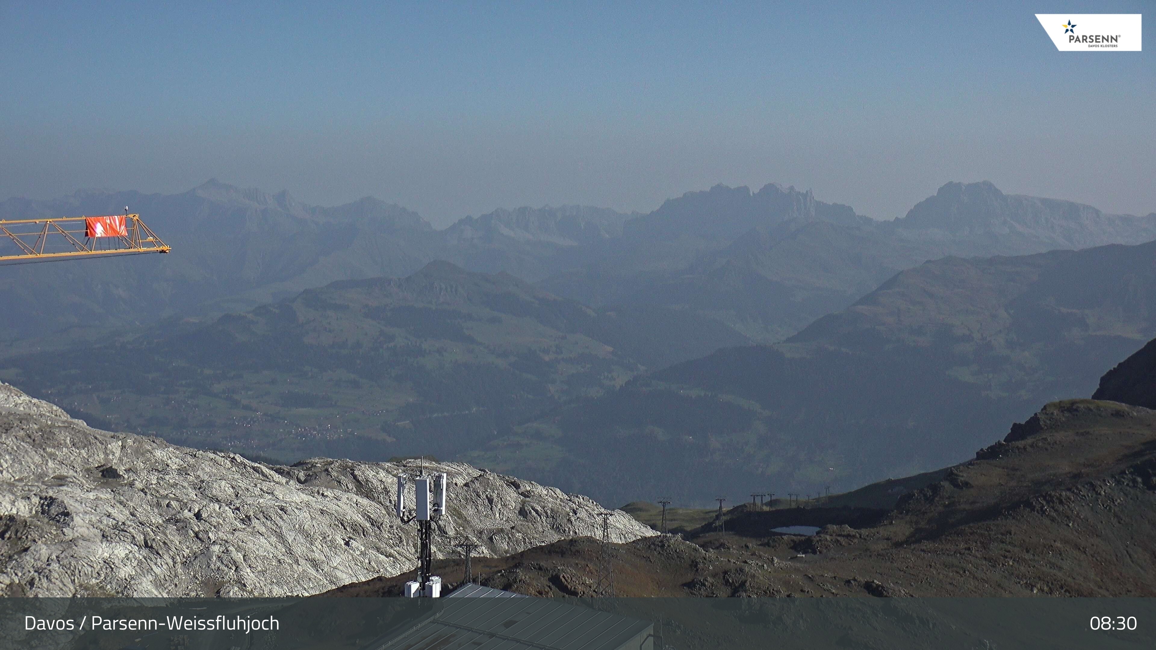 Archiv Foto Webcam Weissfluhjoch - Schifer