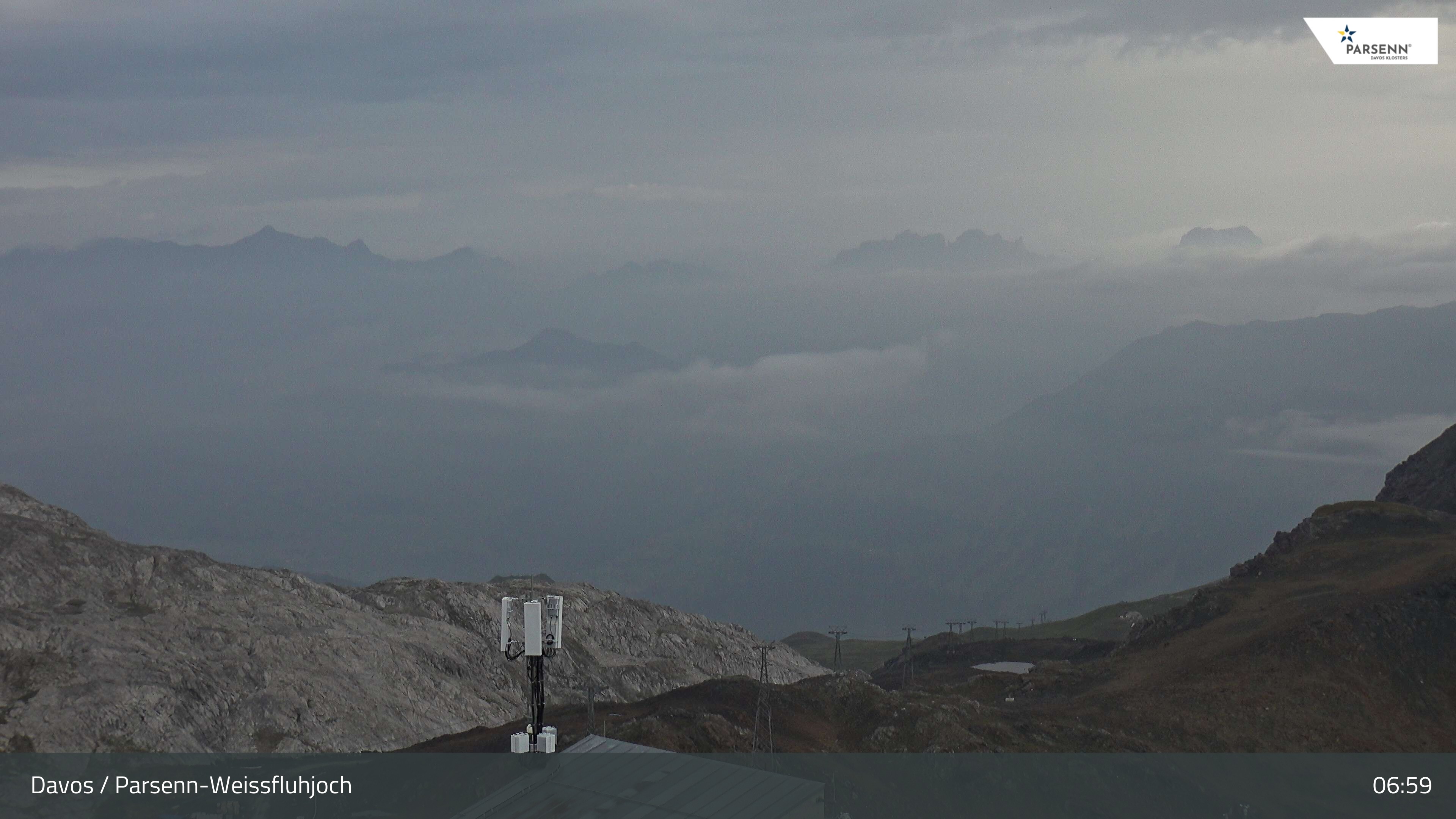 Archiv Foto Webcam Weissfluhjoch - Schifer
