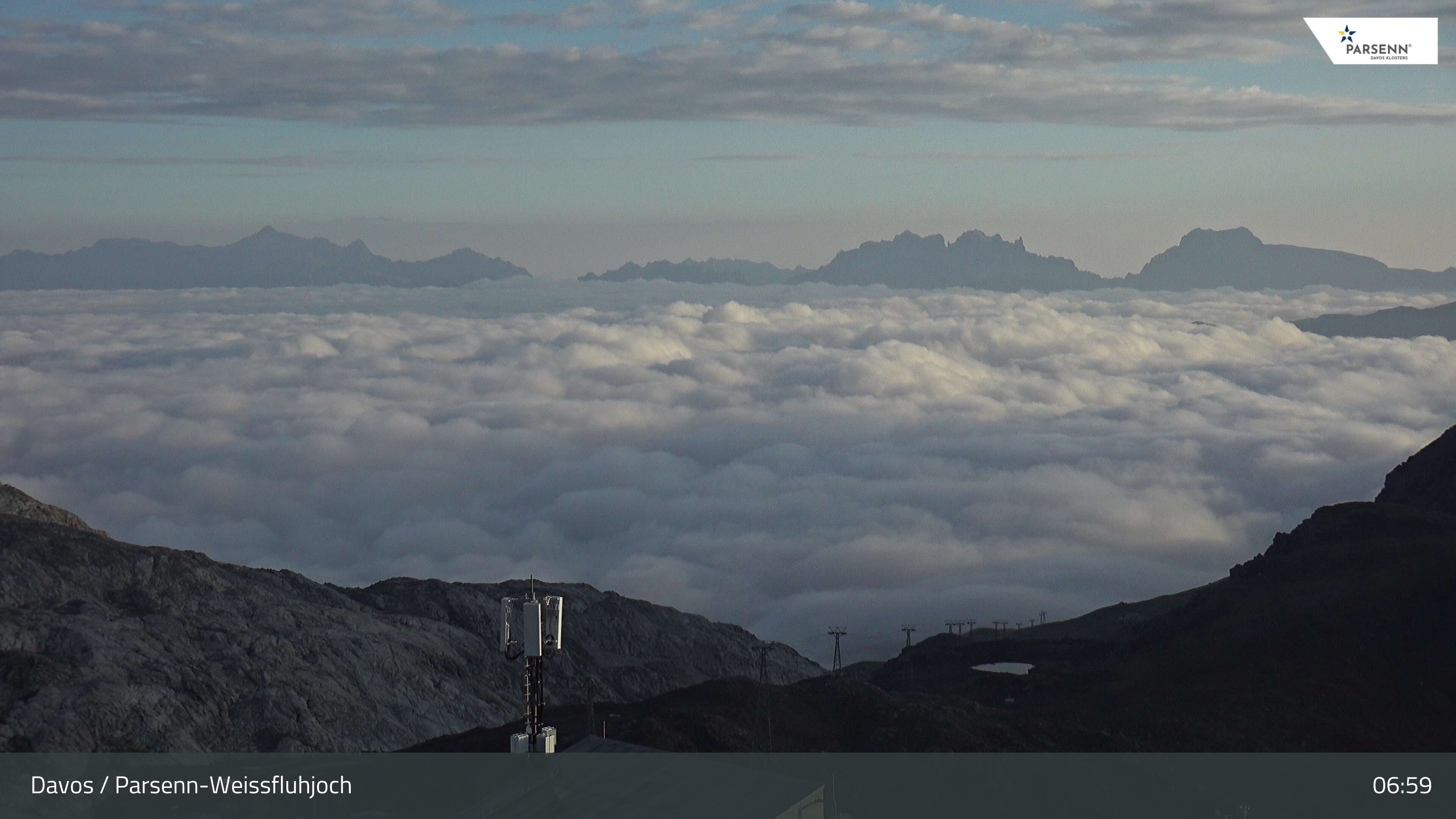 Archiv Foto Webcam Weissfluhjoch - Schifer
