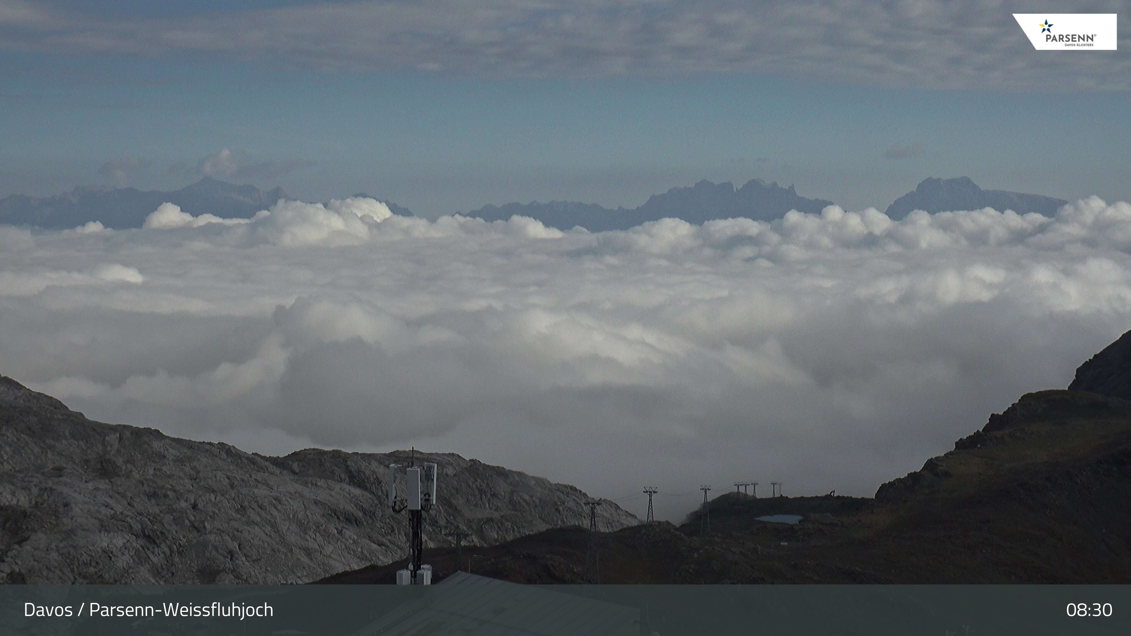 Archiv Foto Webcam Weissfluhjoch - Schifer