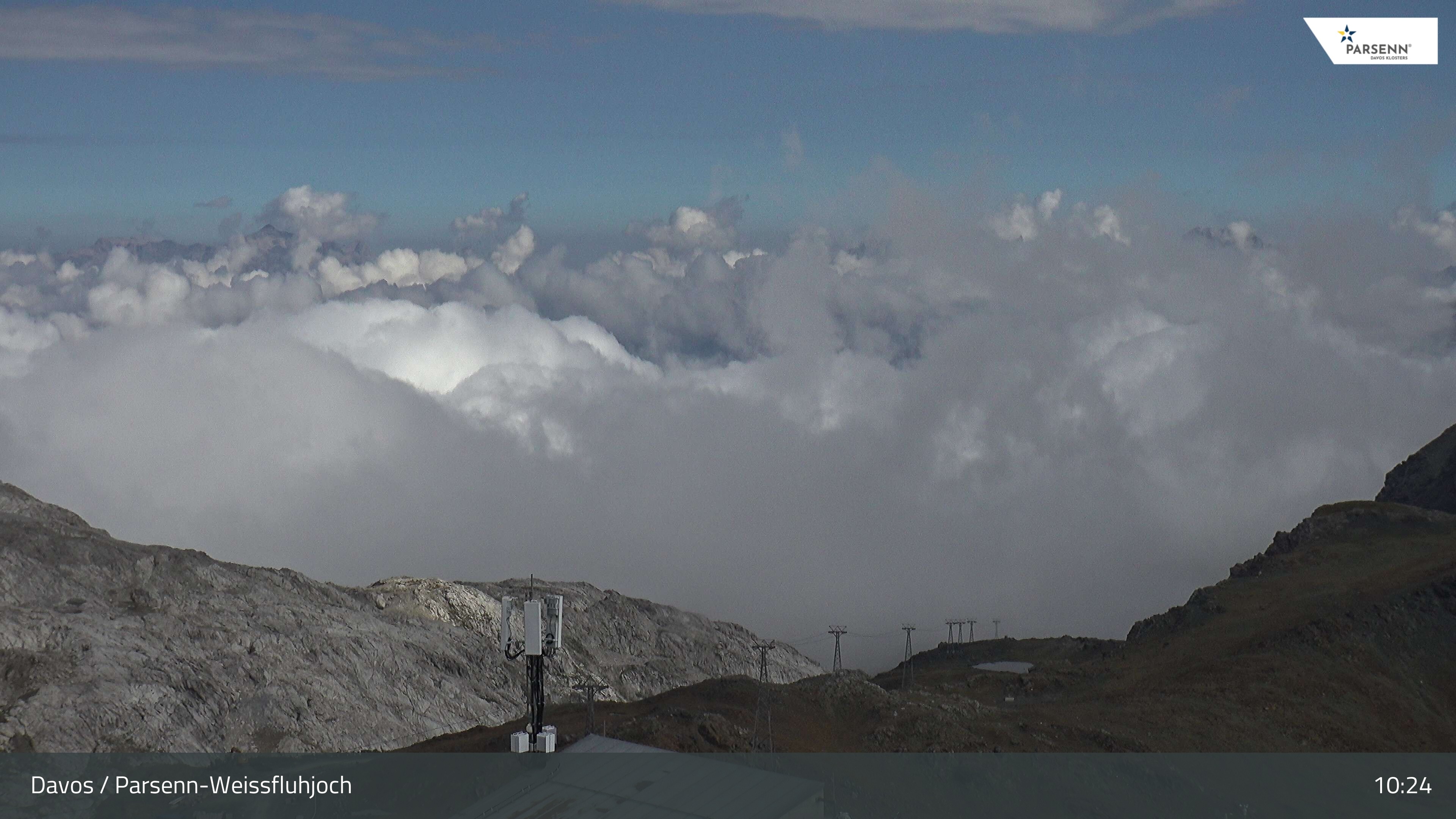Archiv Foto Webcam Weissfluhjoch - Schifer