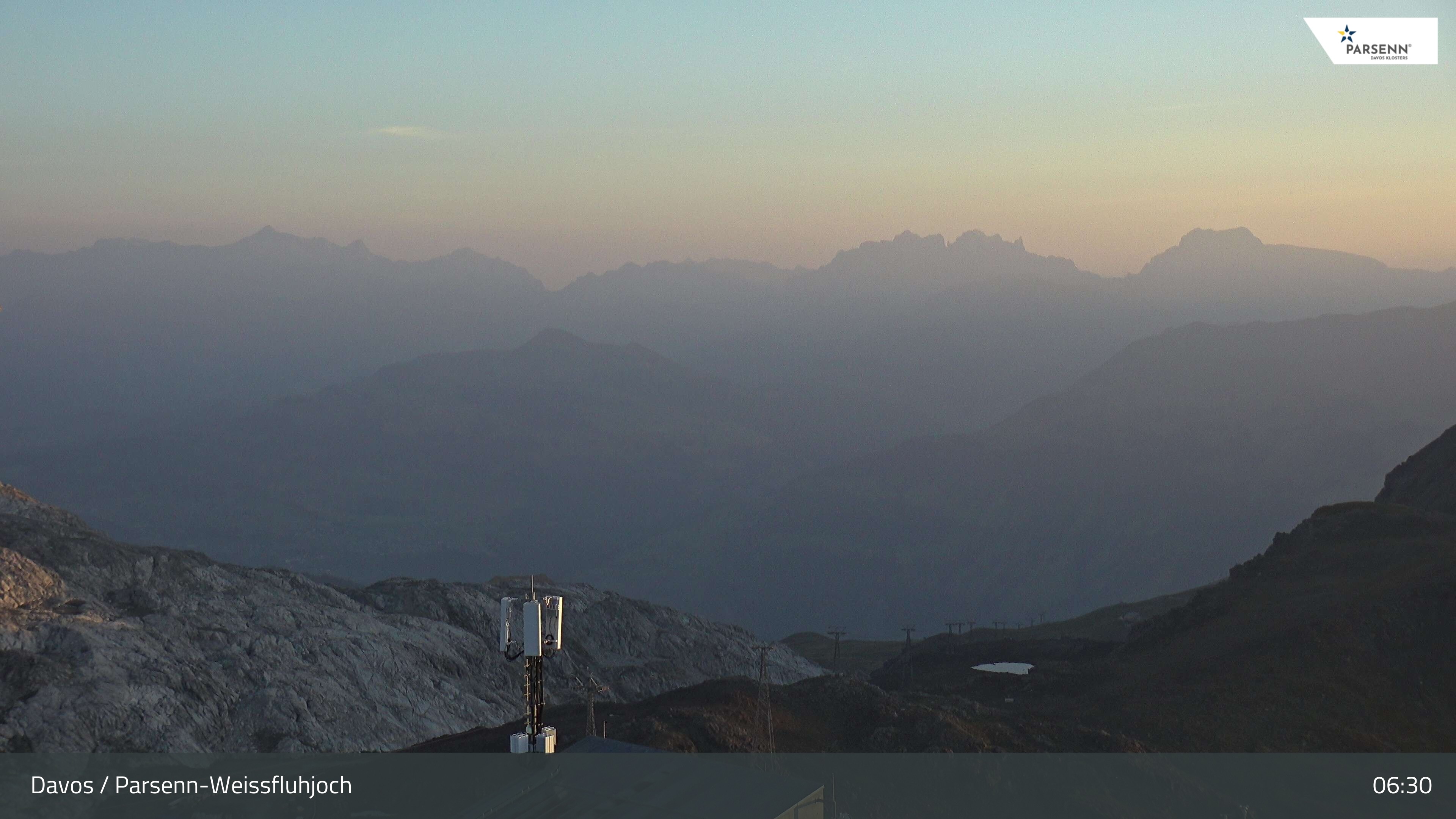 Archiv Foto Webcam Weissfluhjoch - Schifer