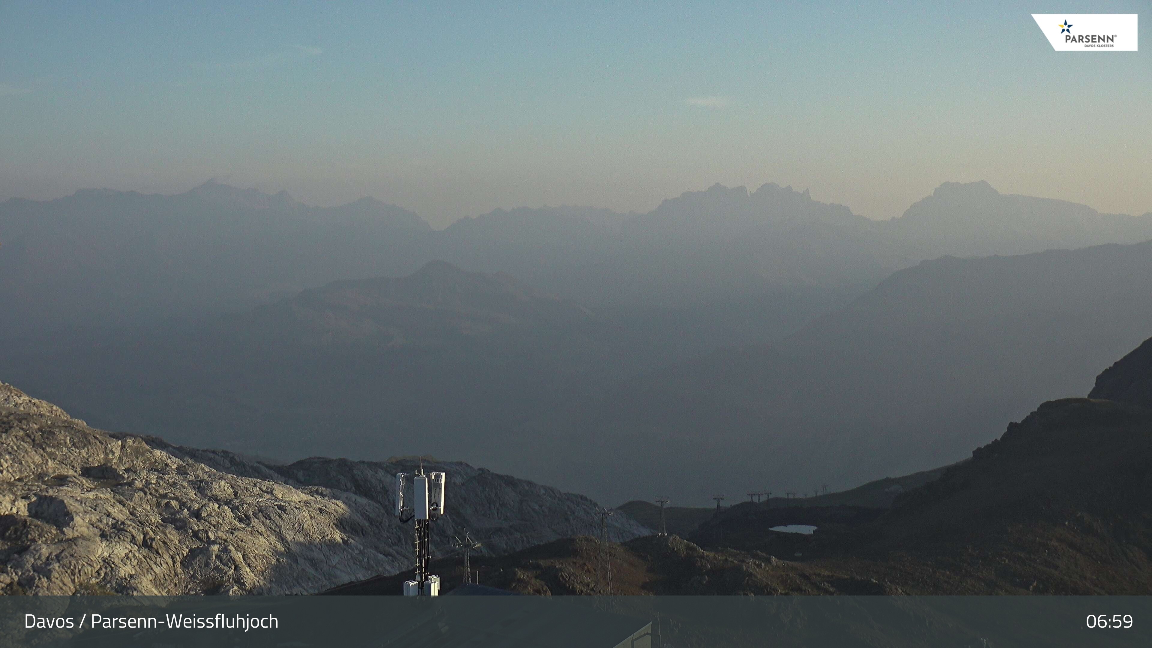 Archiv Foto Webcam Weissfluhjoch - Schifer