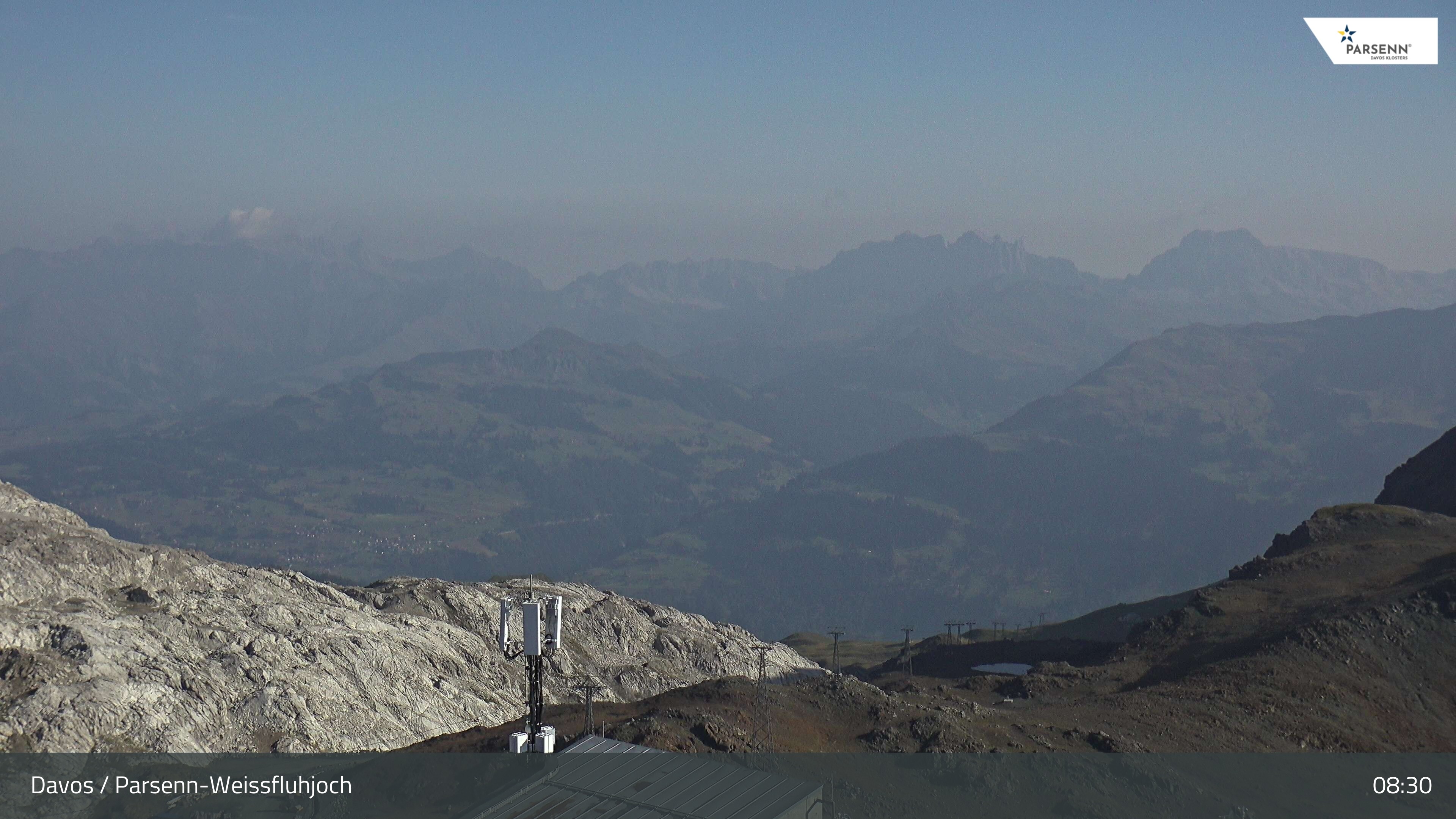 Archiv Foto Webcam Weissfluhjoch - Schifer