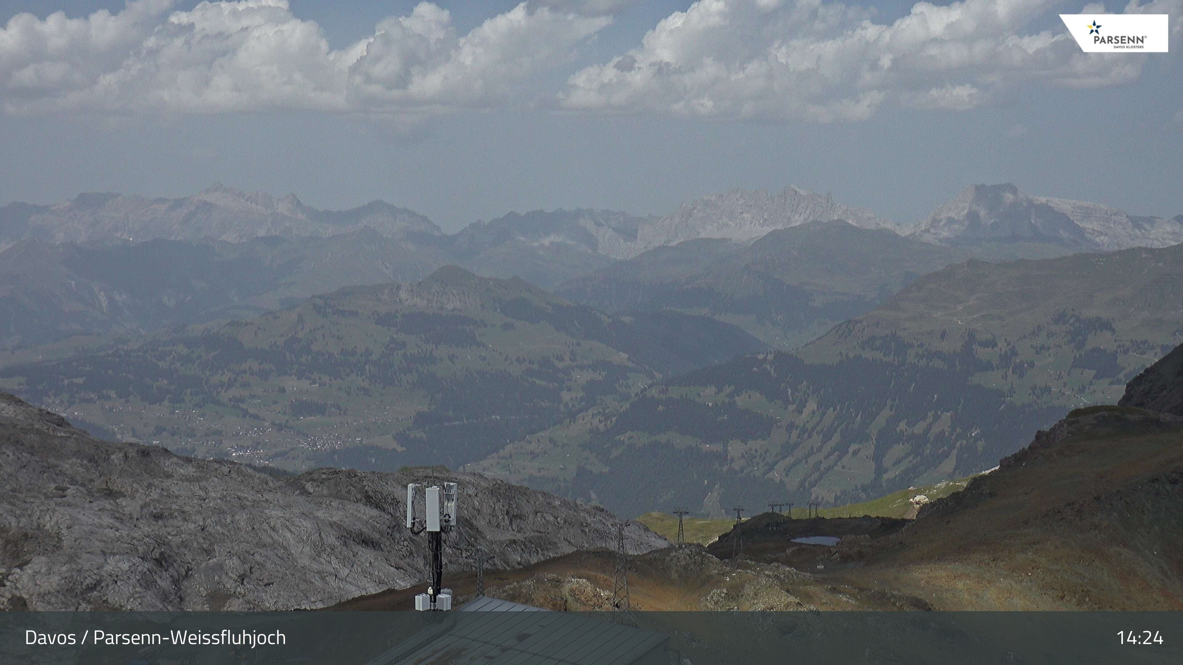 Archiv Foto Webcam Weissfluhjoch - Schifer