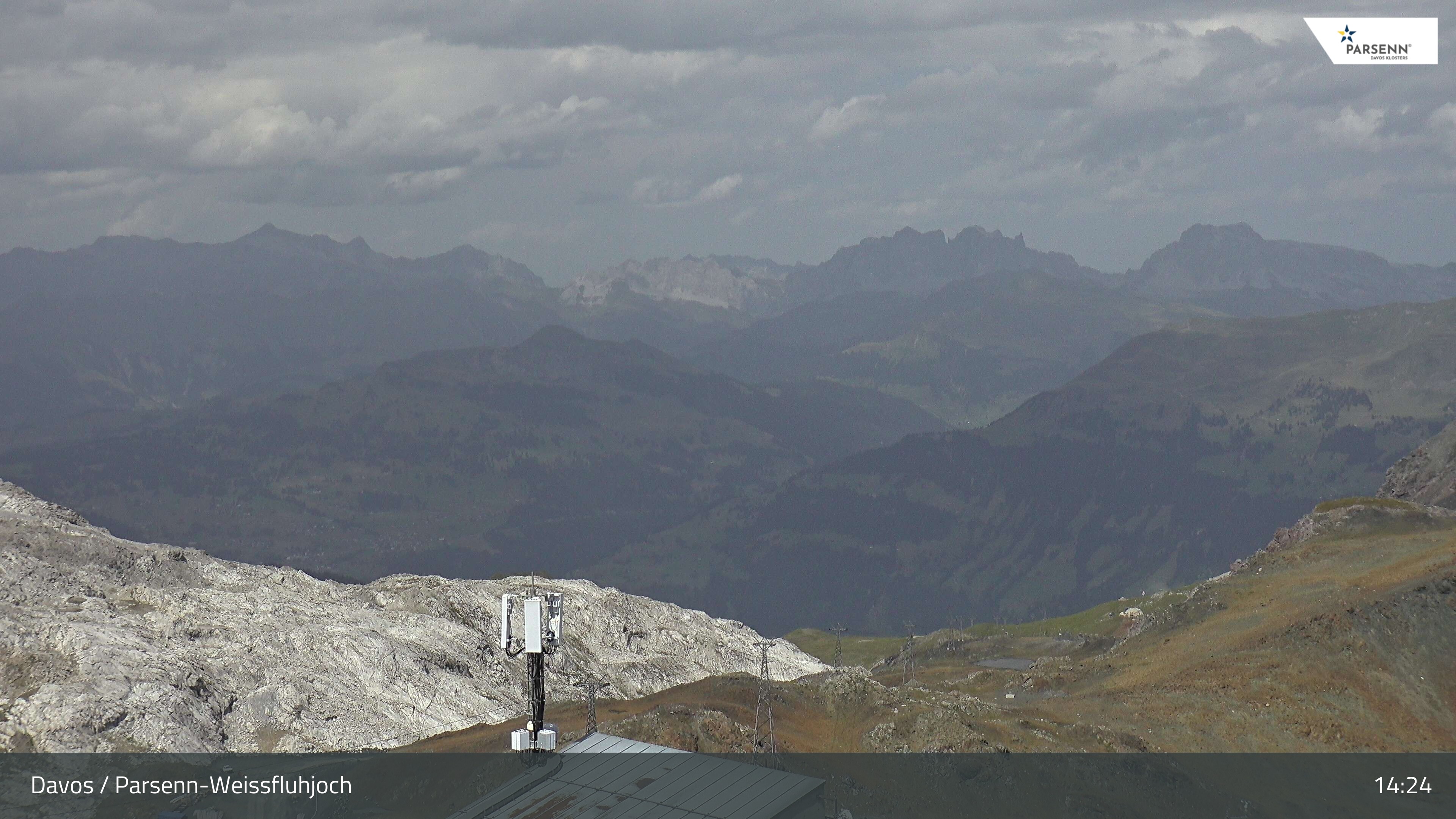 Archiv Foto Webcam Weissfluhjoch - Schifer