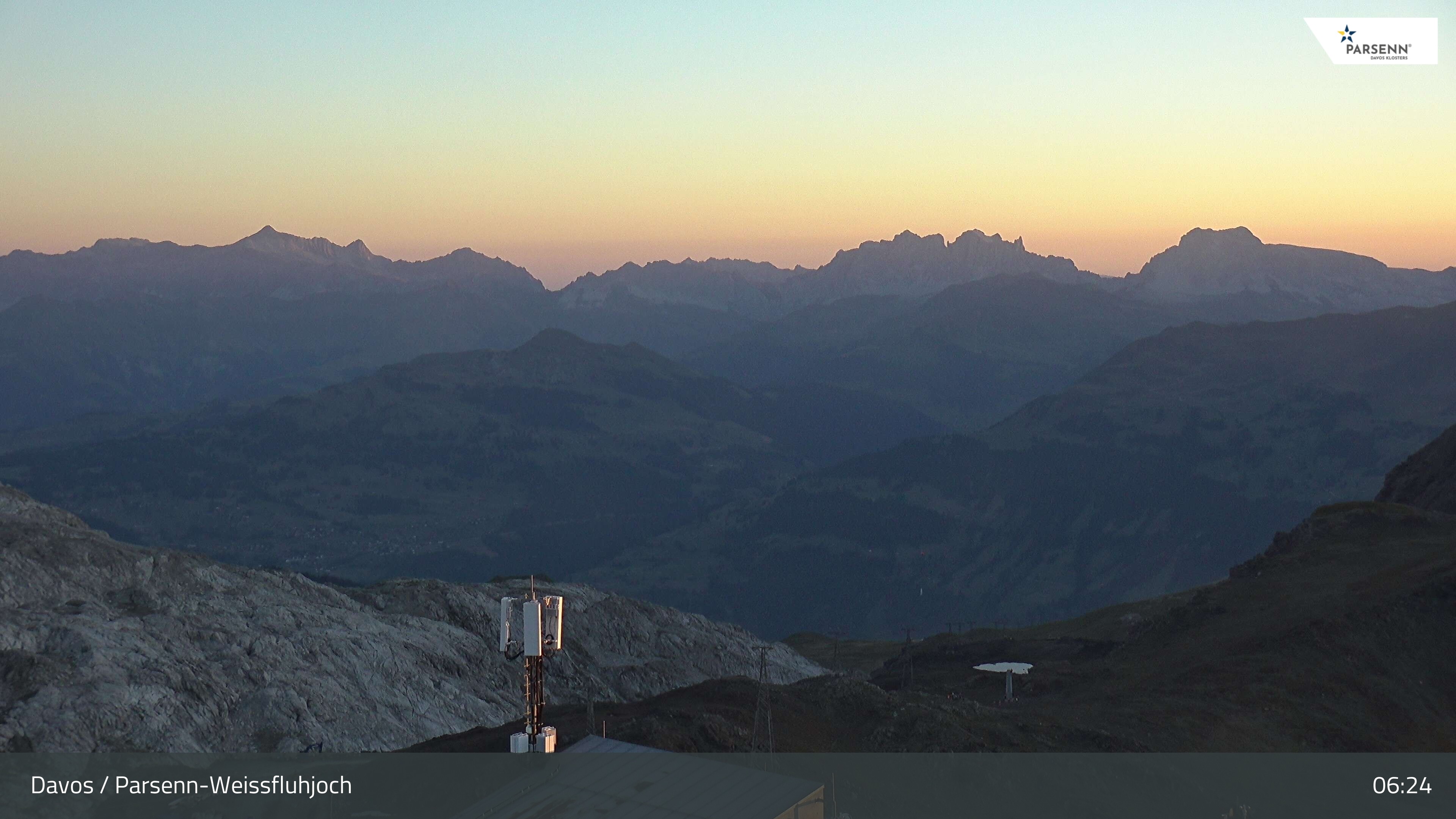 Archiv Foto Webcam Weissfluhjoch - Schifer