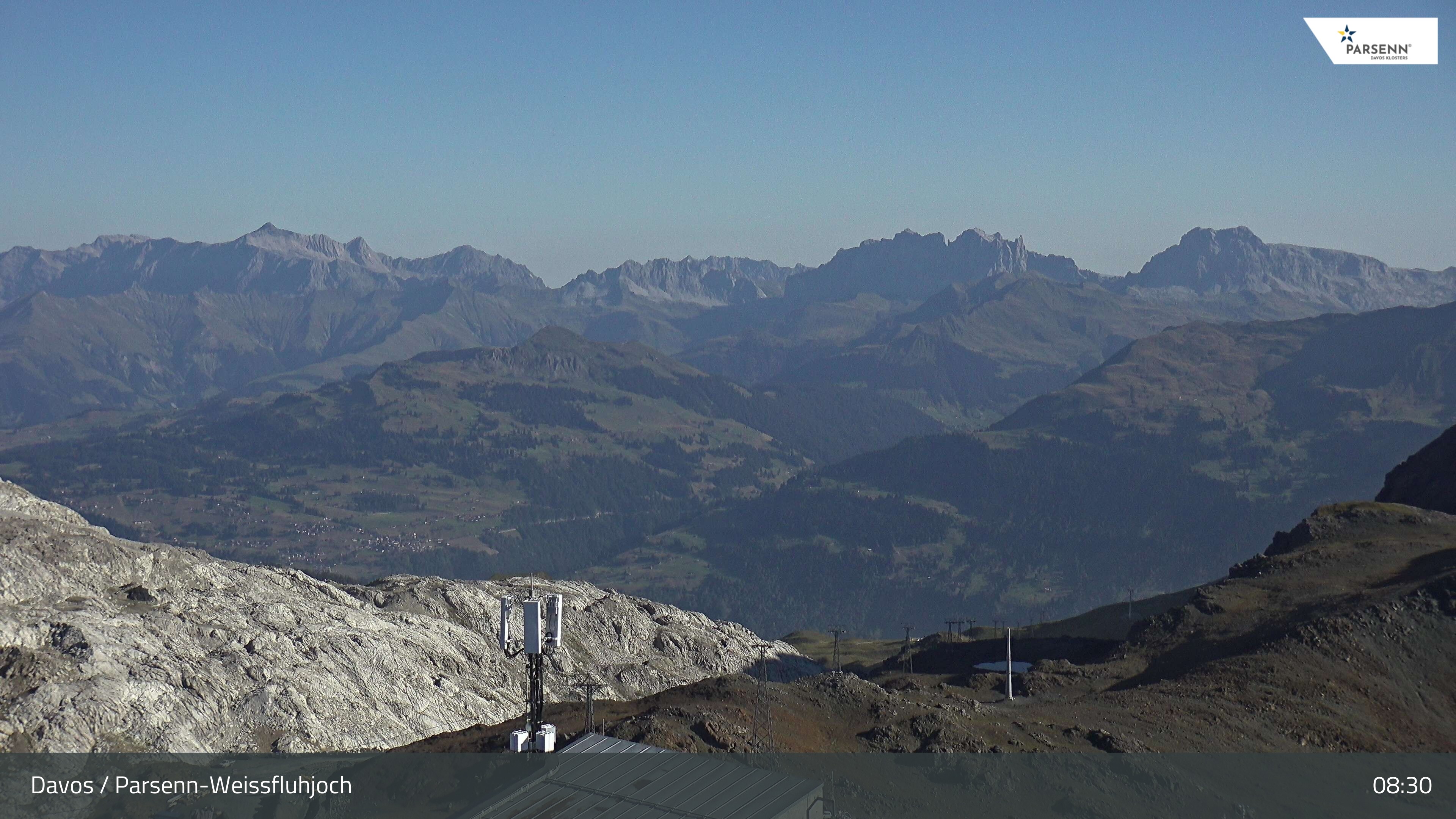 Archiv Foto Webcam Weissfluhjoch - Schifer