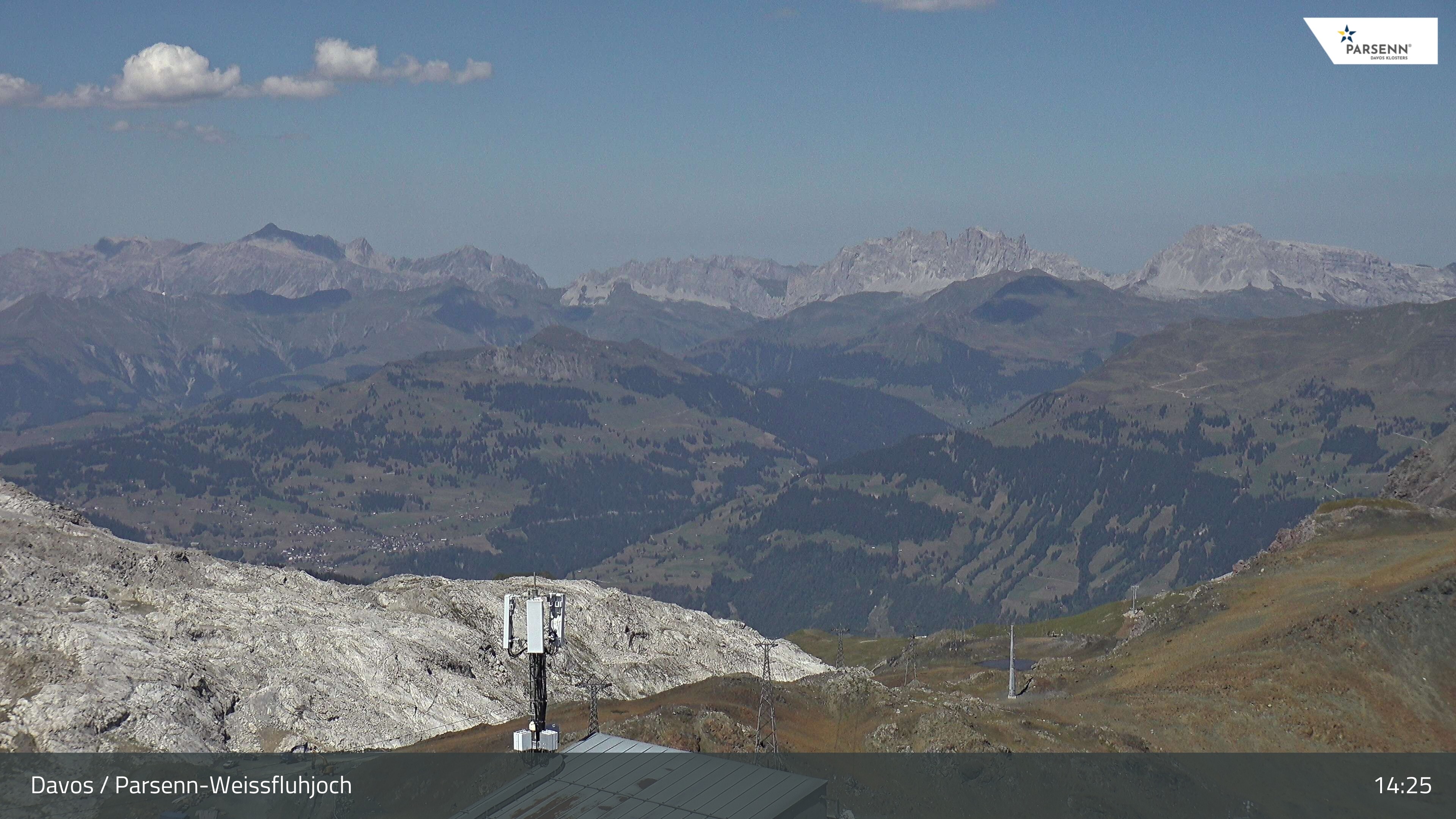 Archiv Foto Webcam Weissfluhjoch - Schifer