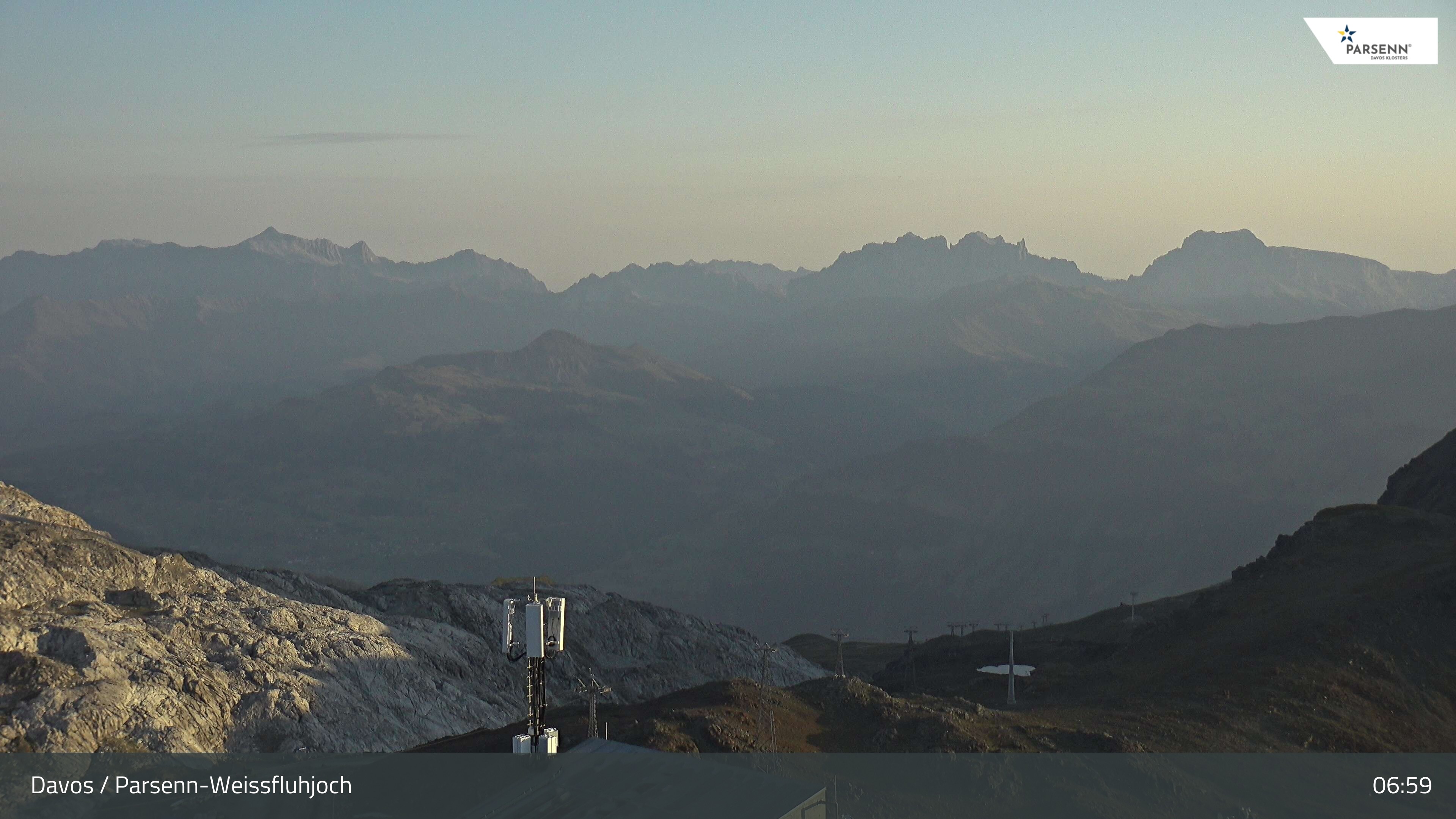 Archiv Foto Webcam Weissfluhjoch - Schifer