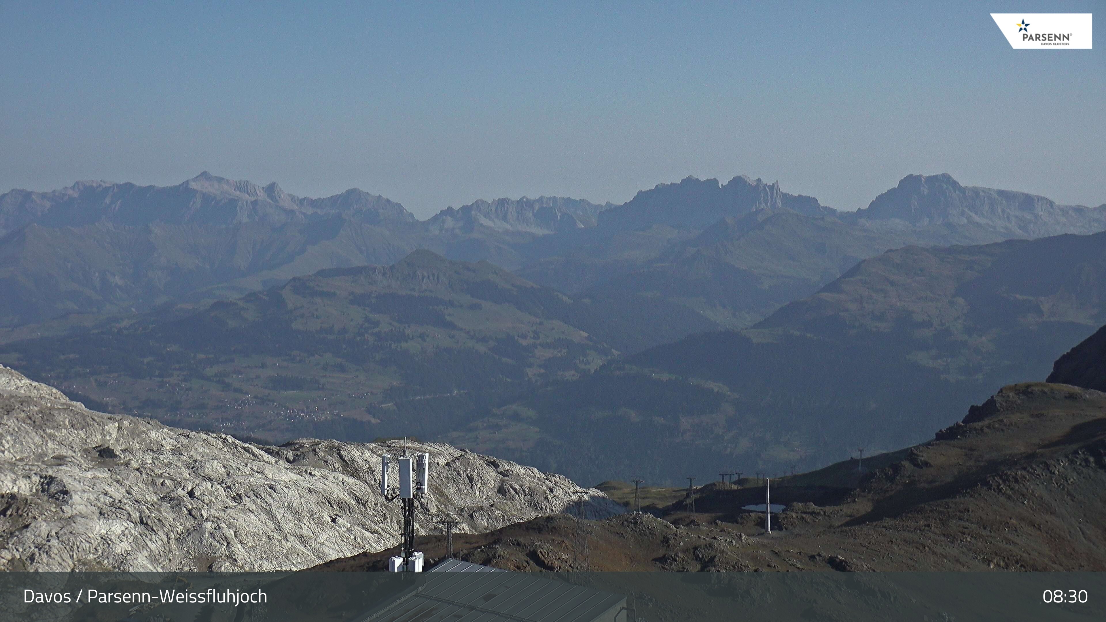 Archiv Foto Webcam Weissfluhjoch - Schifer