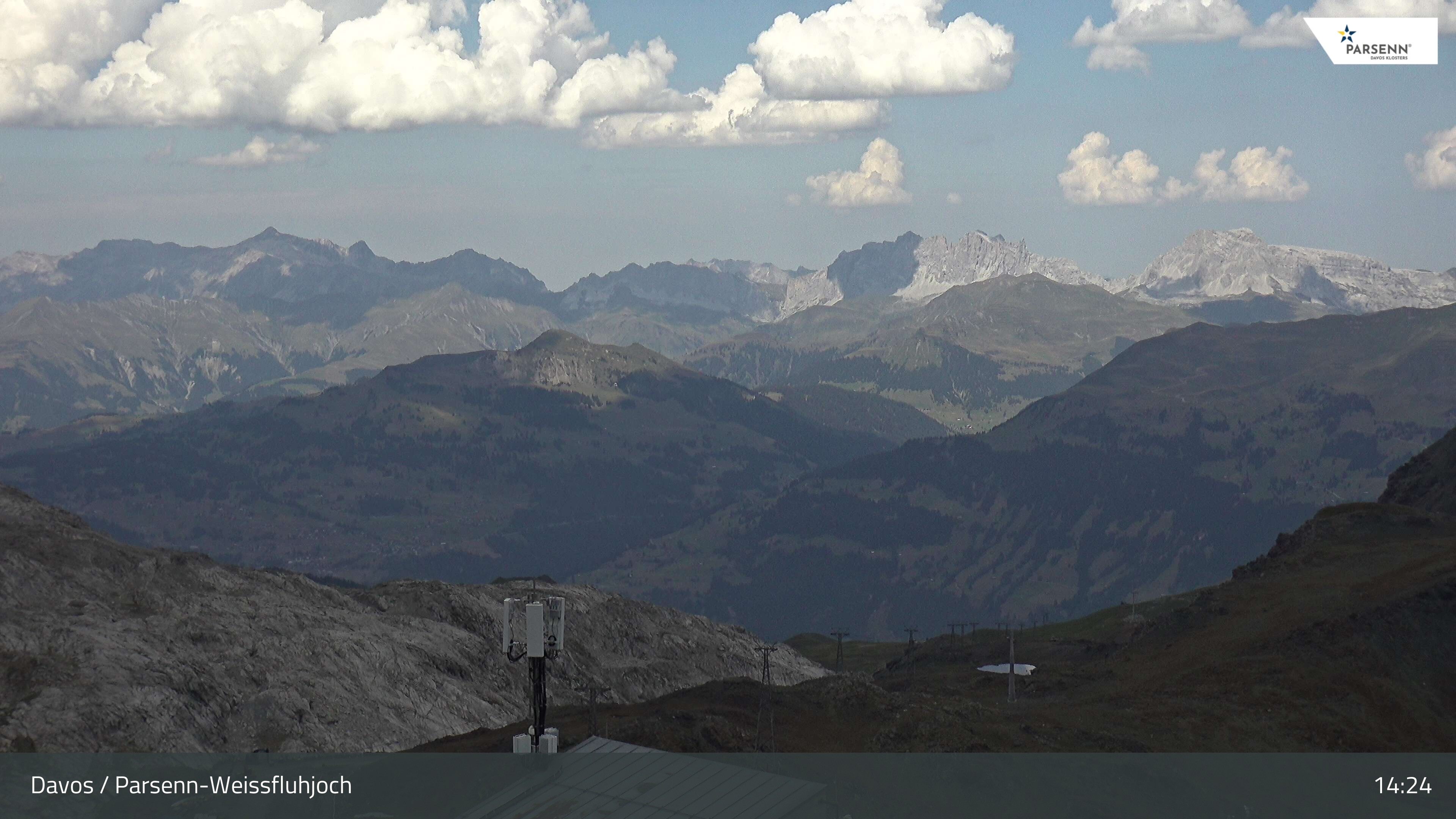 Archiv Foto Webcam Weissfluhjoch - Schifer