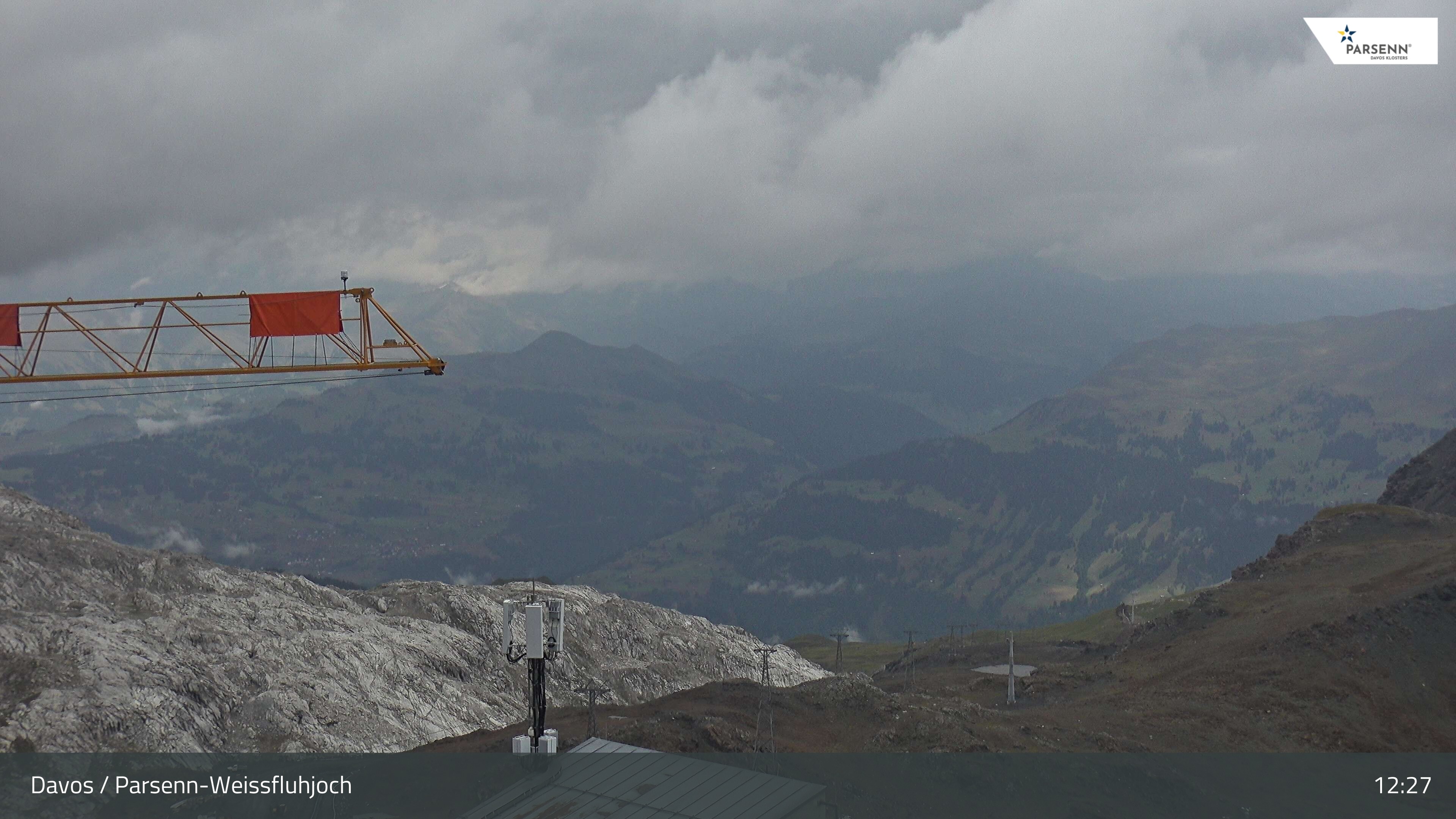 Archiv Foto Webcam Weissfluhjoch - Schifer