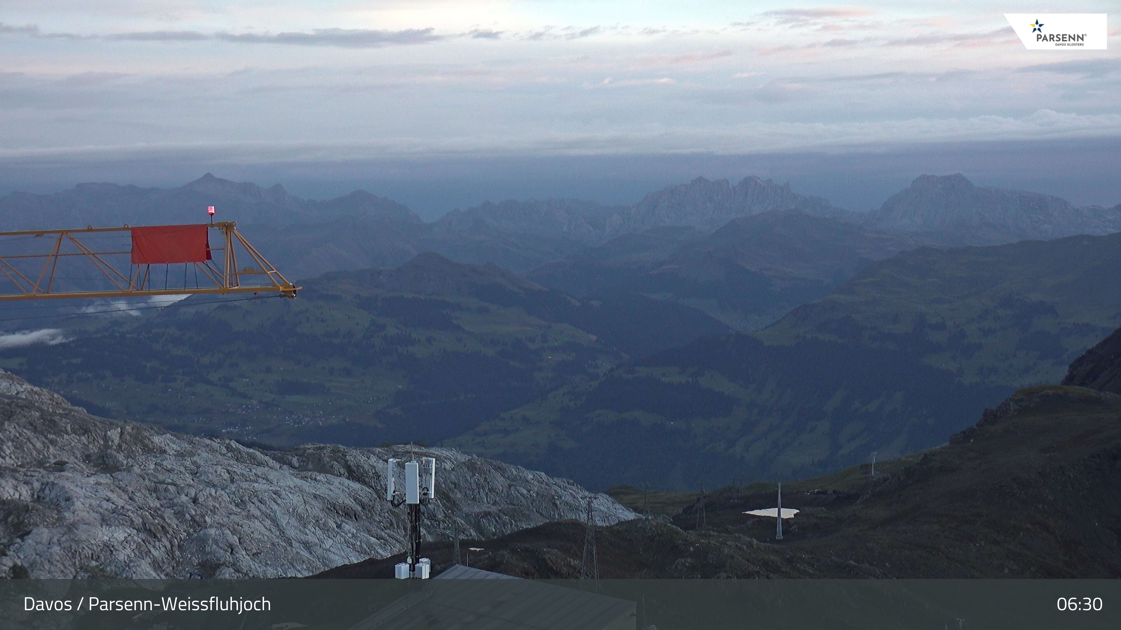 Archiv Foto Webcam Weissfluhjoch - Schifer