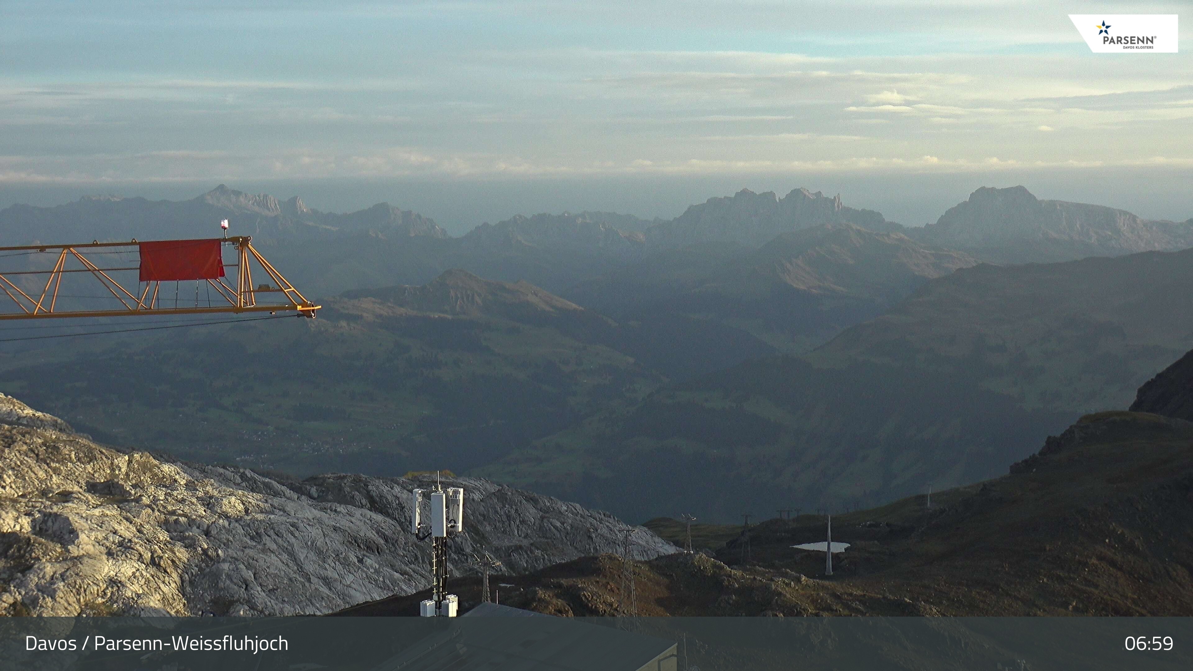 Archiv Foto Webcam Weissfluhjoch - Schifer