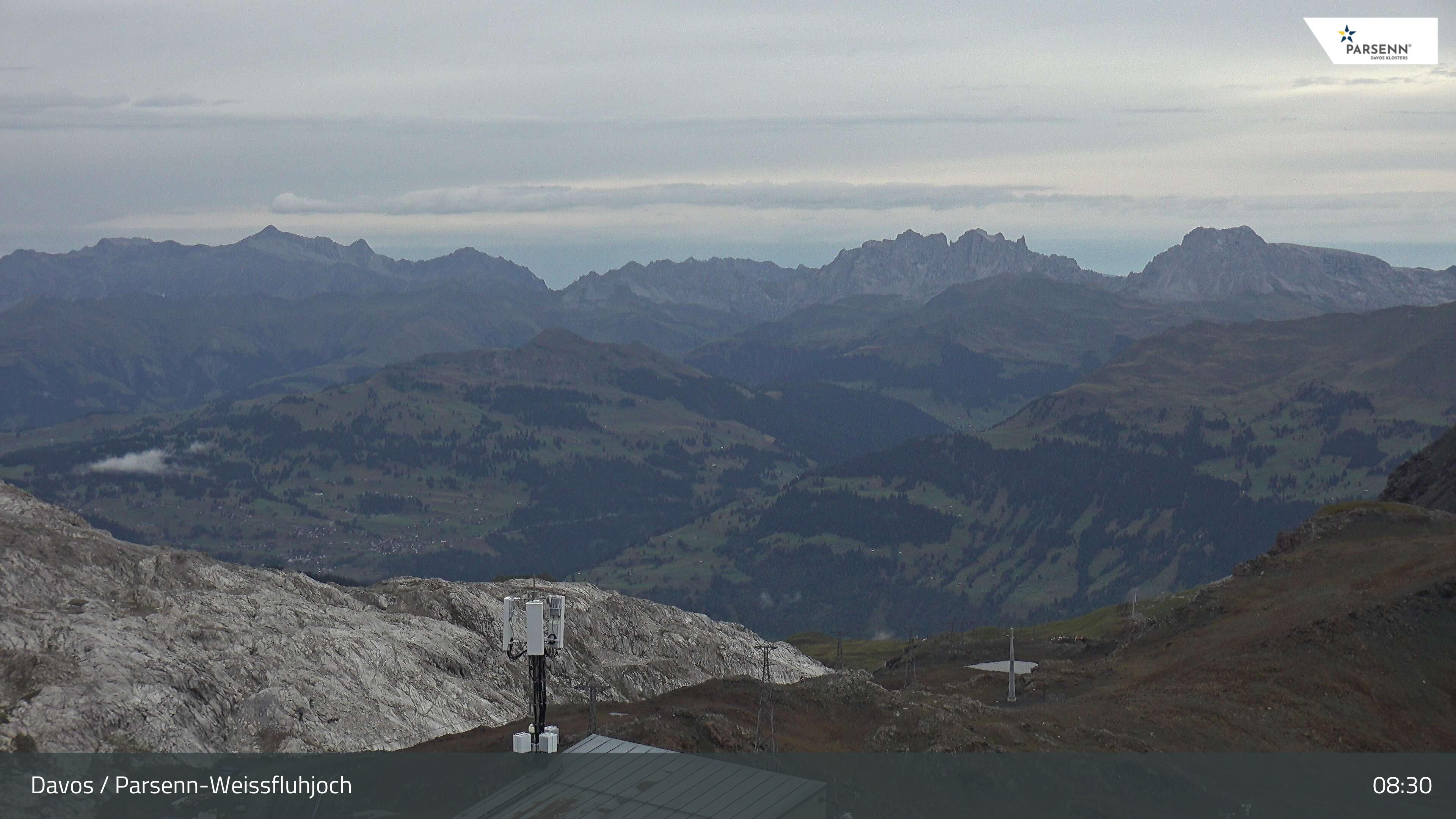 Archiv Foto Webcam Weissfluhjoch - Schifer