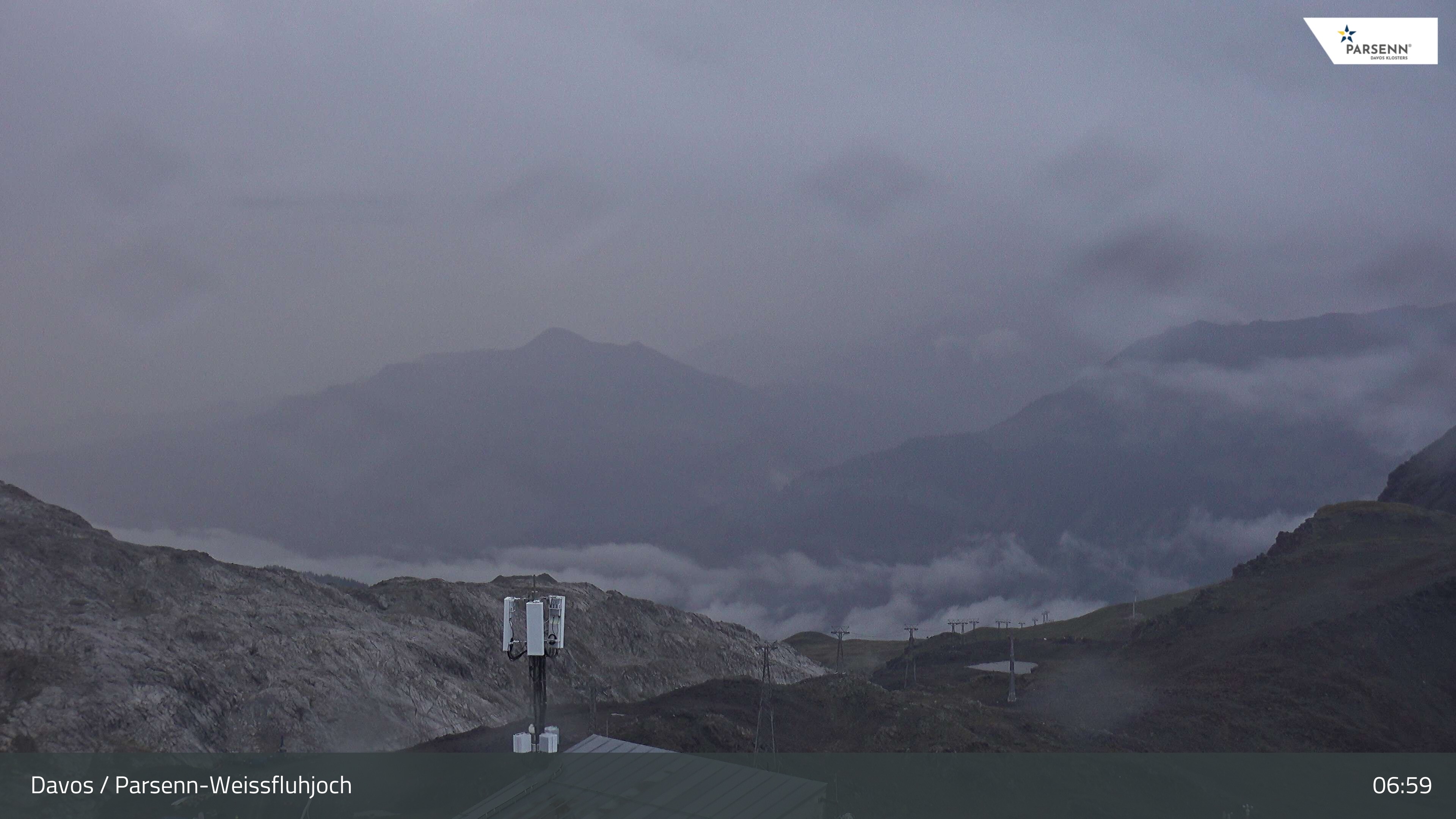 Archiv Foto Webcam Weissfluhjoch - Schifer