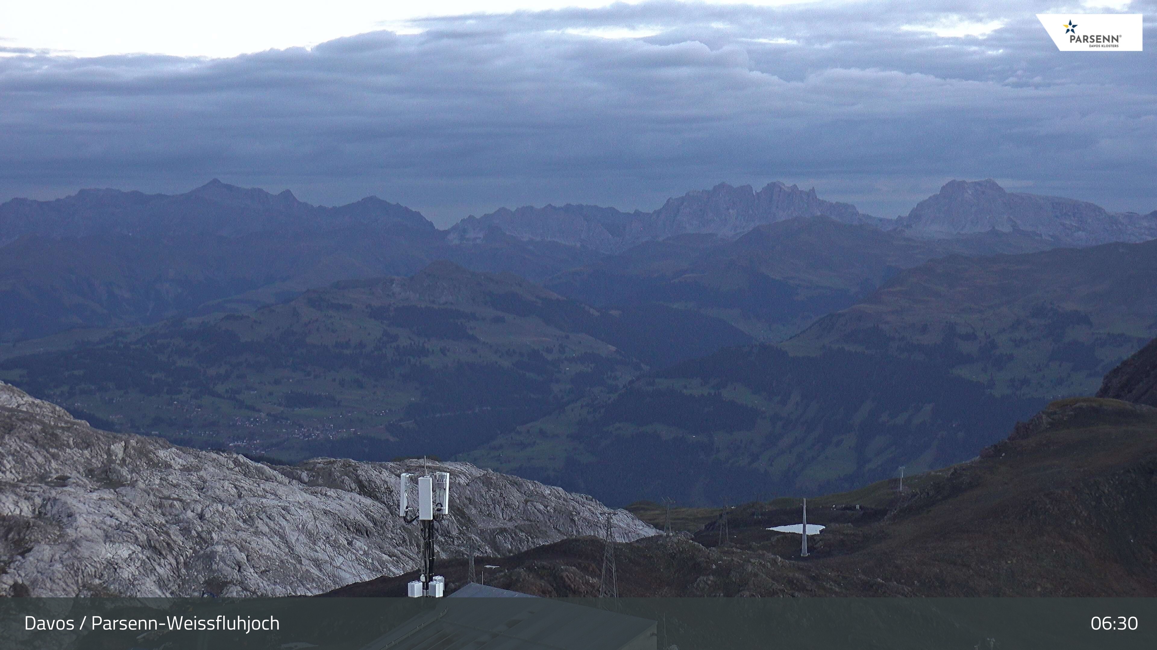 Archiv Foto Webcam Weissfluhjoch - Schifer